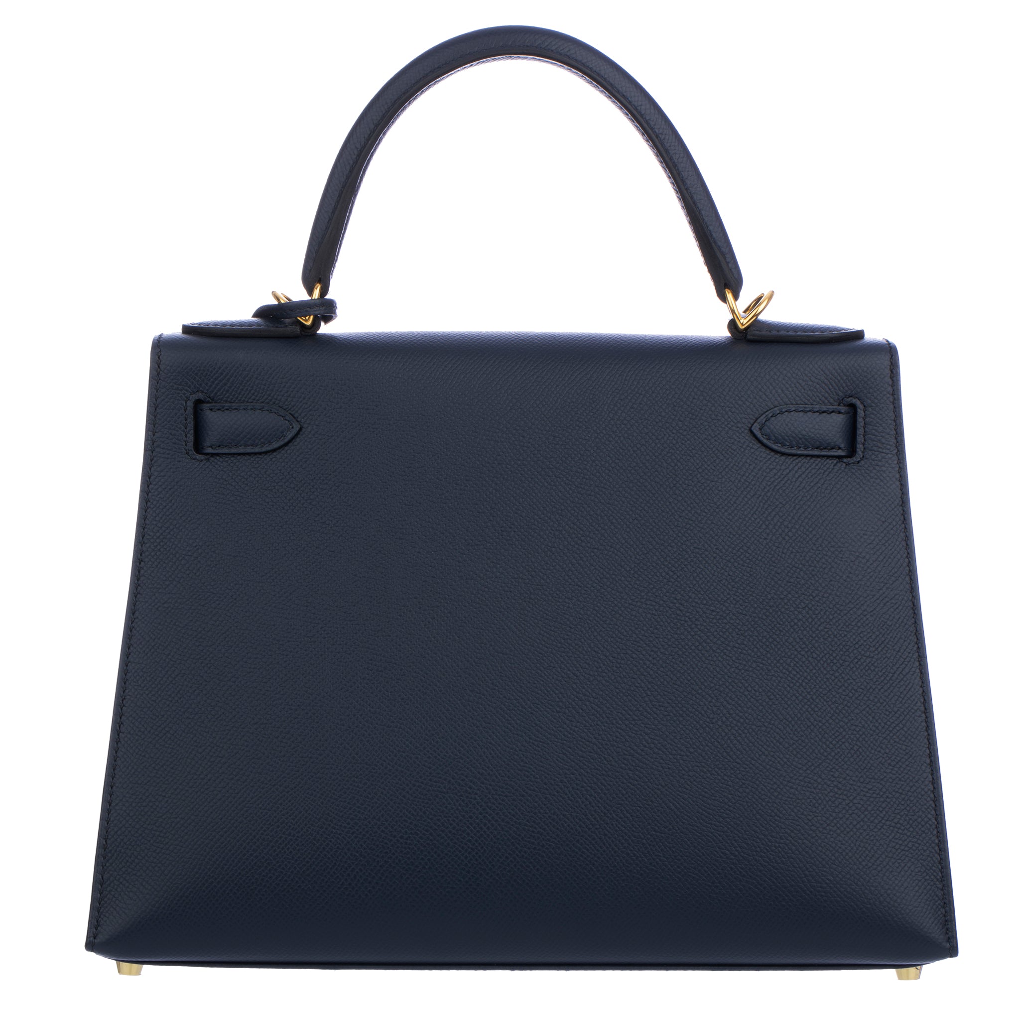 Hermes Kelly 28cm Blue Indigio Epsom Leather Gold Hardware