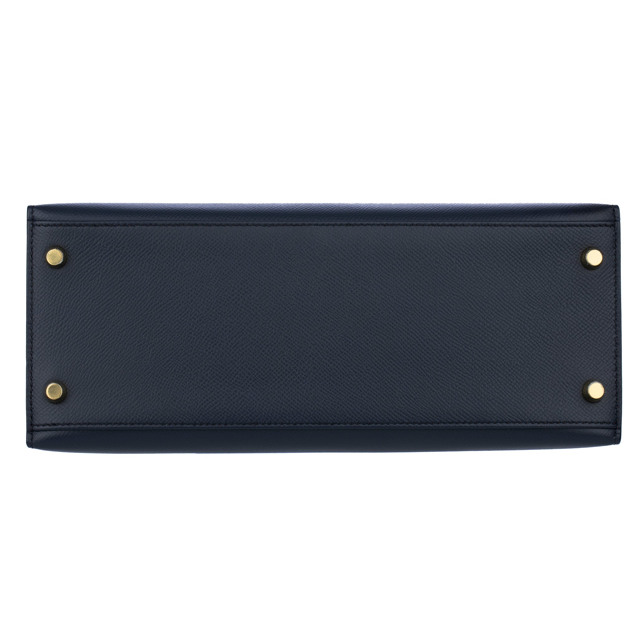Hermes Kelly 28cm Blue Indigio Epsom Leather Gold Hardware