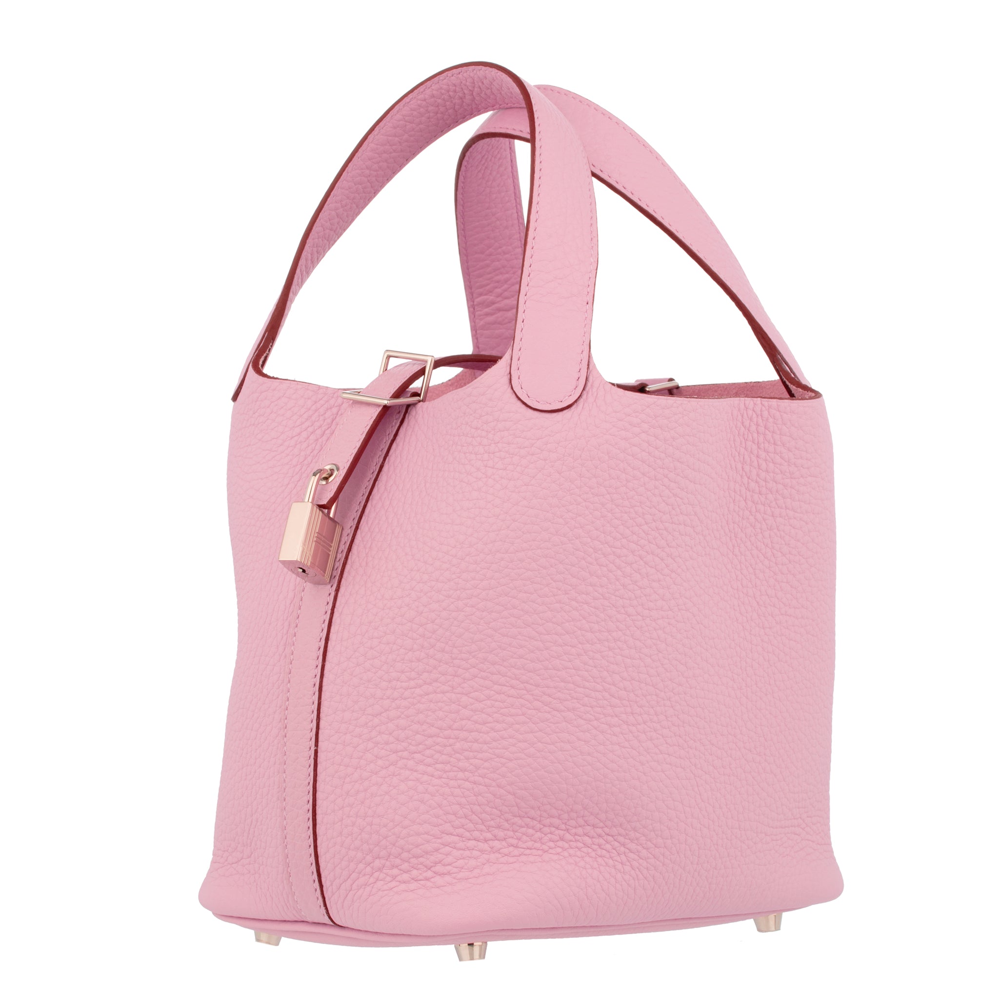 Hermes Picotin 18cm Mauve Sylvestre Clemence Leather Palladium Hardware