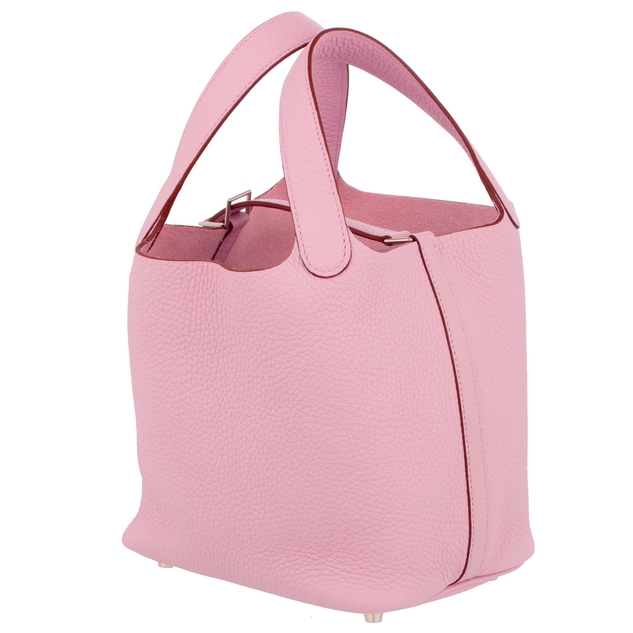 Hermes Picotin 18cm Mauve Sylvestre Clemence Leather Palladium Hardware