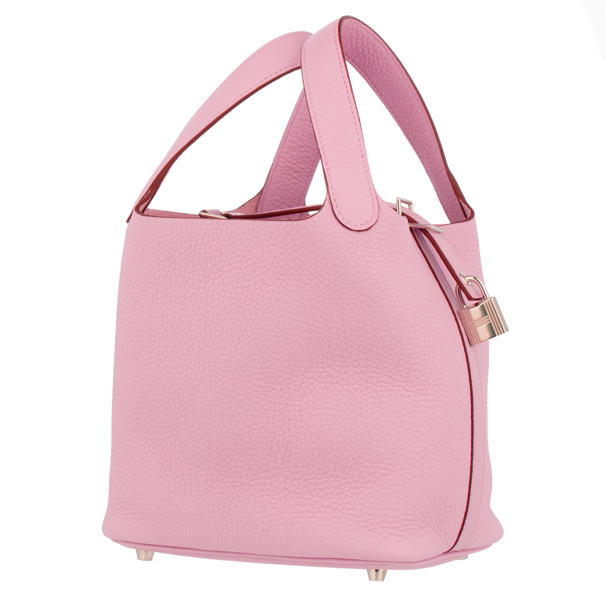 Hermes Picotin 18cm Mauve Sylvestre Clemence Leather Palladium Hardware