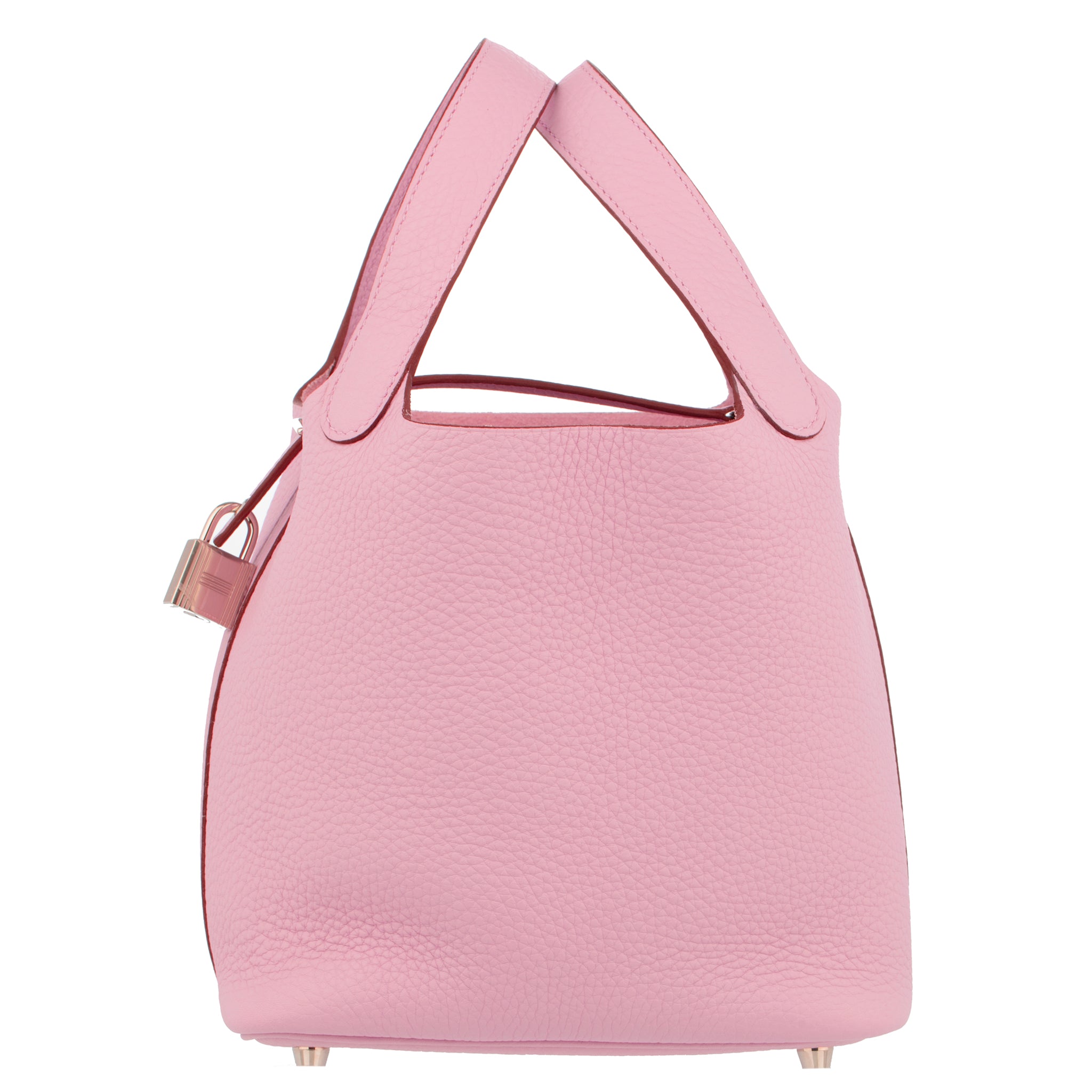 Hermes Picotin 18cm Mauve Sylvestre Clemence Leather Palladium Hardware