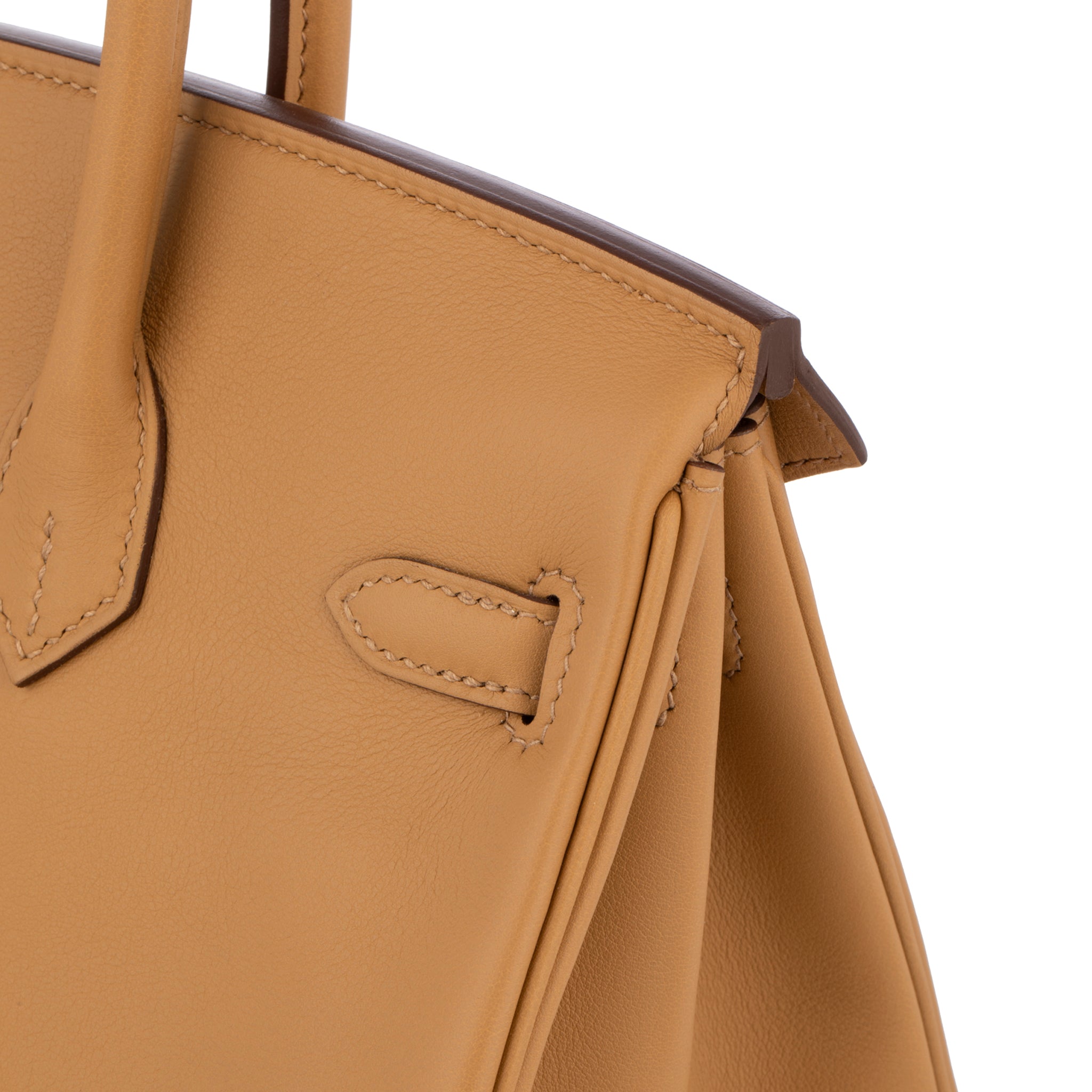 Hermes Birkin 25cm "In and Out" Biscuit Swift Leather Palladium Hardware