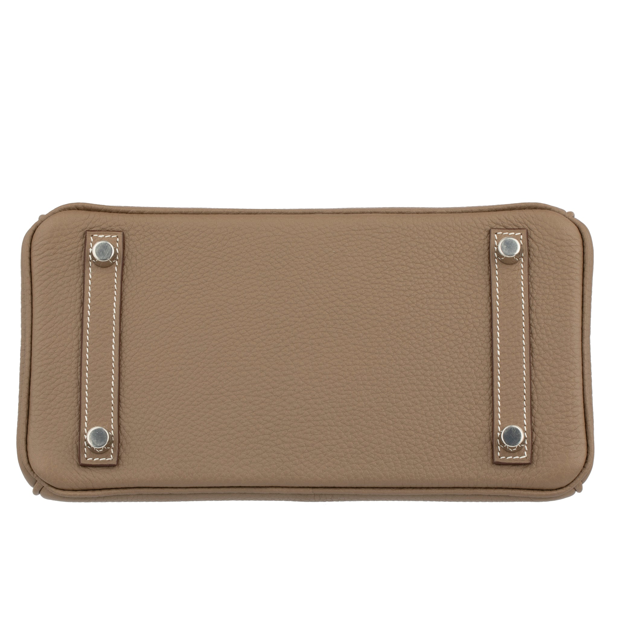 Hermes Birkin 25cm Etoupe Togo Leather Palladium Hardware