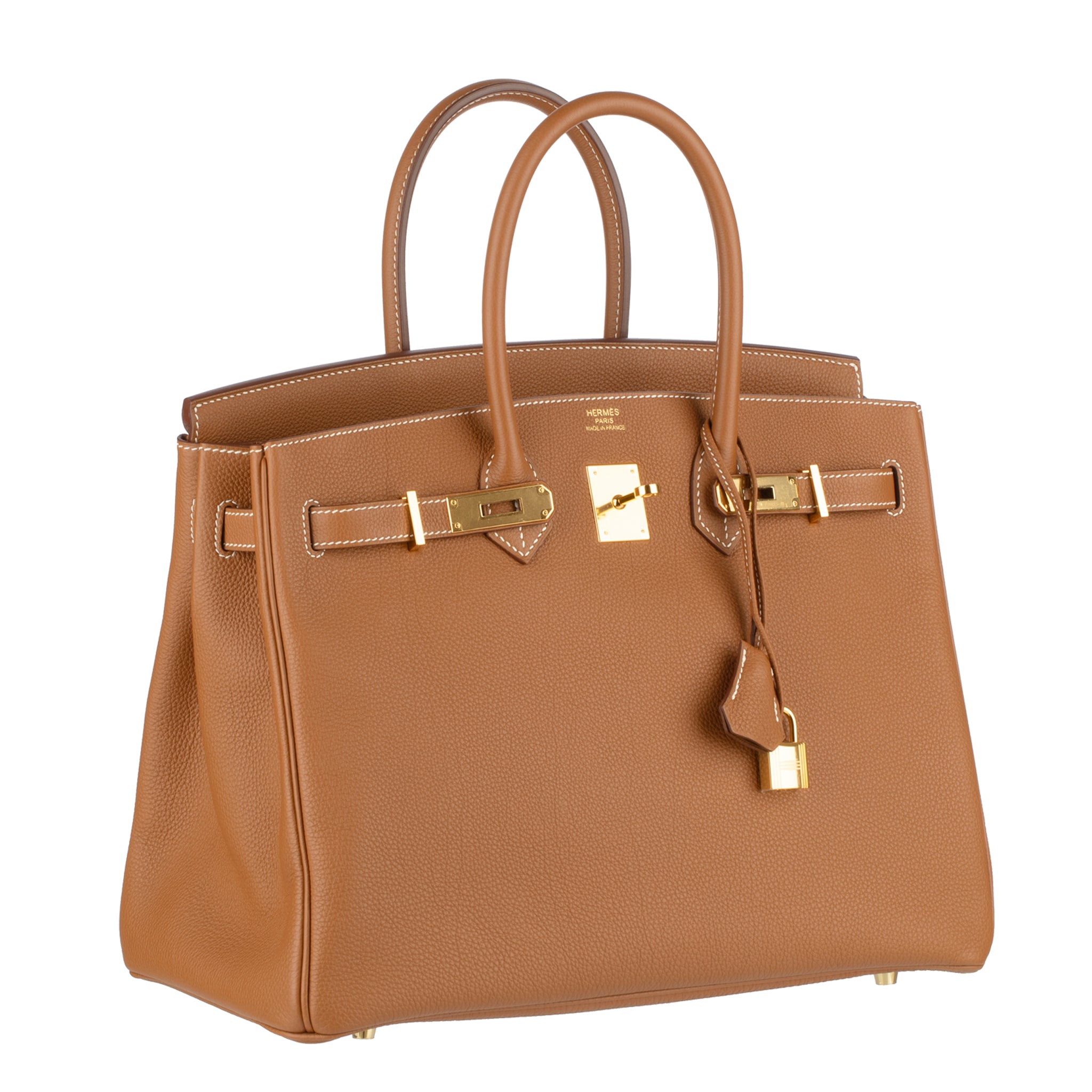 Hermes Birkin 35cm Gold Togo Leather Gold Hardware