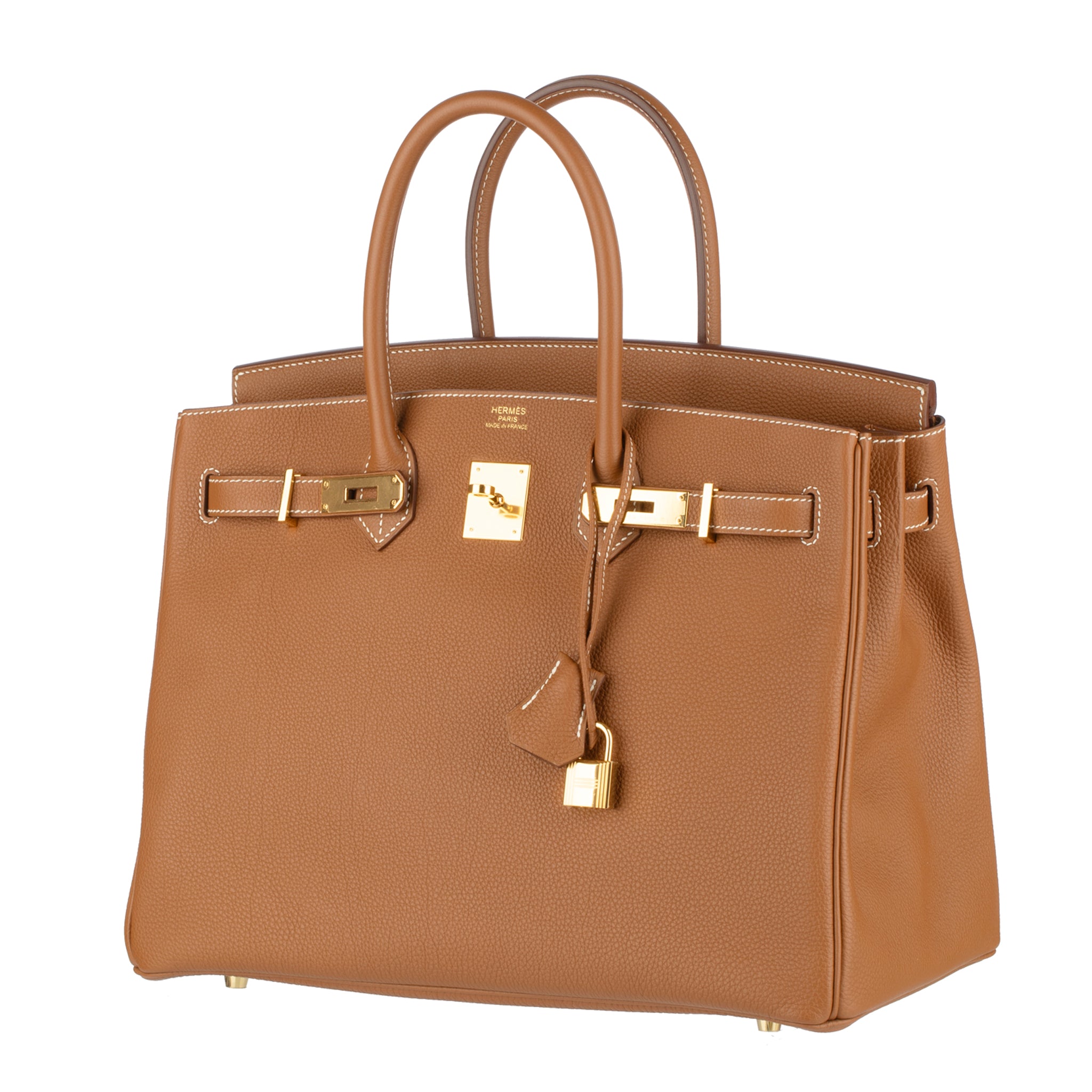 Hermes Birkin 35cm Gold Togo Leather Gold Hardware