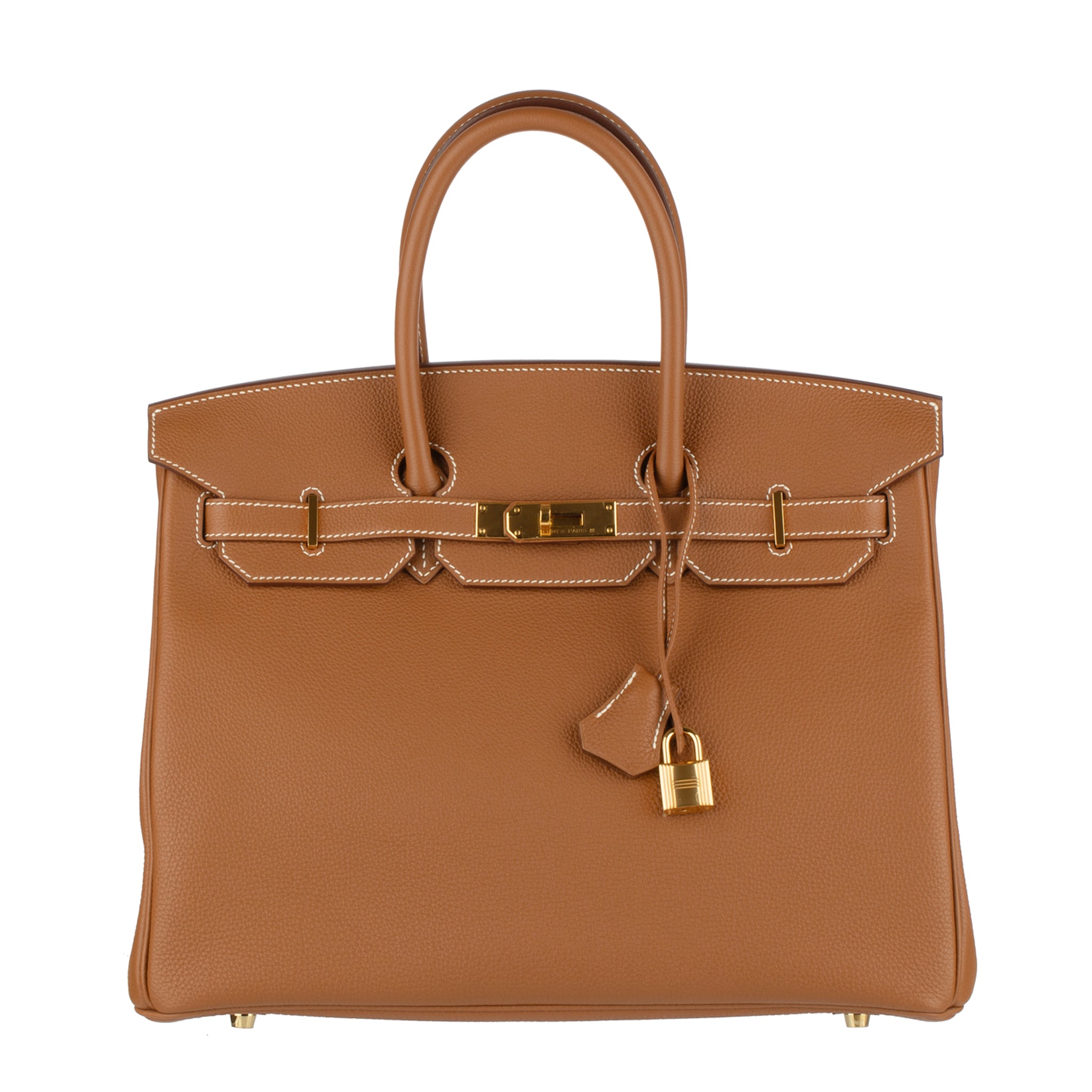 Hermes Birkin 35cm Gold Togo Leather Gold Hardware