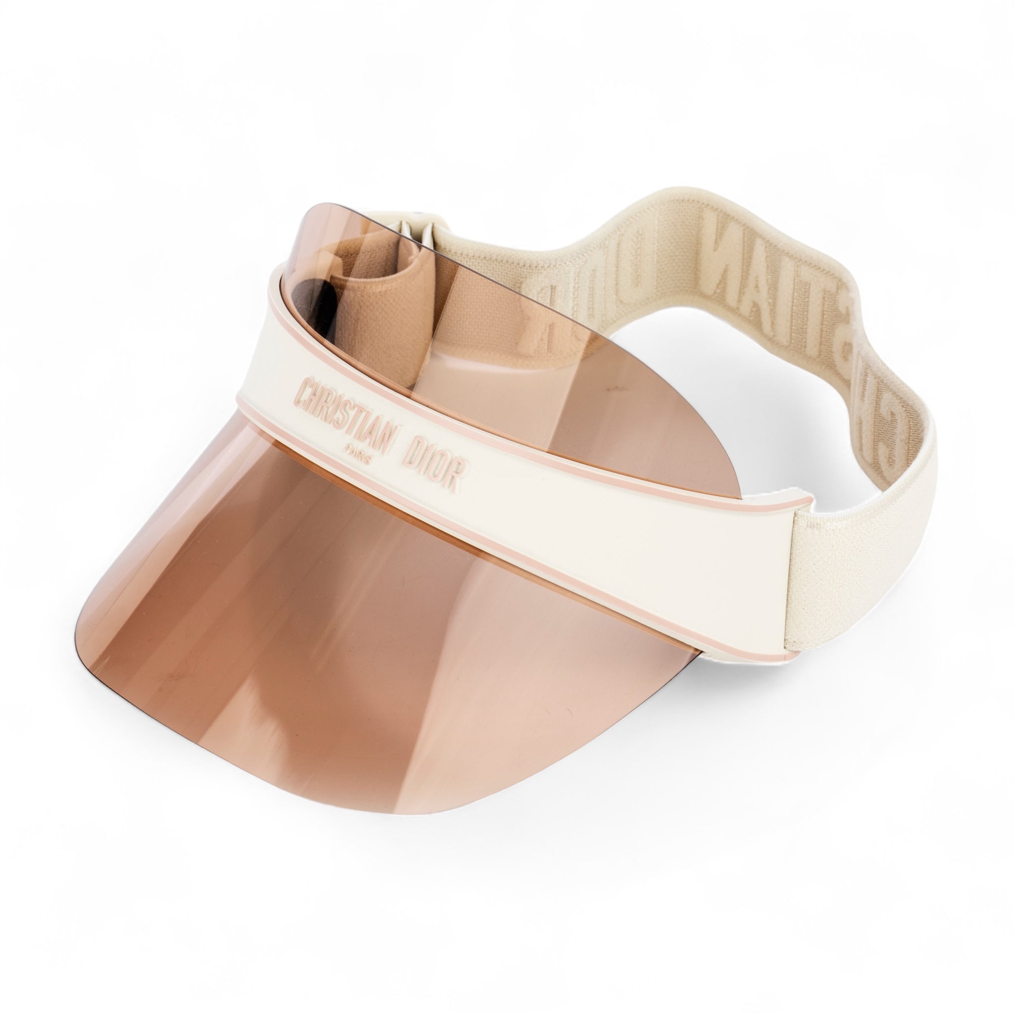 Christian Dior Ecru Club V1U Tinted Sun Visor