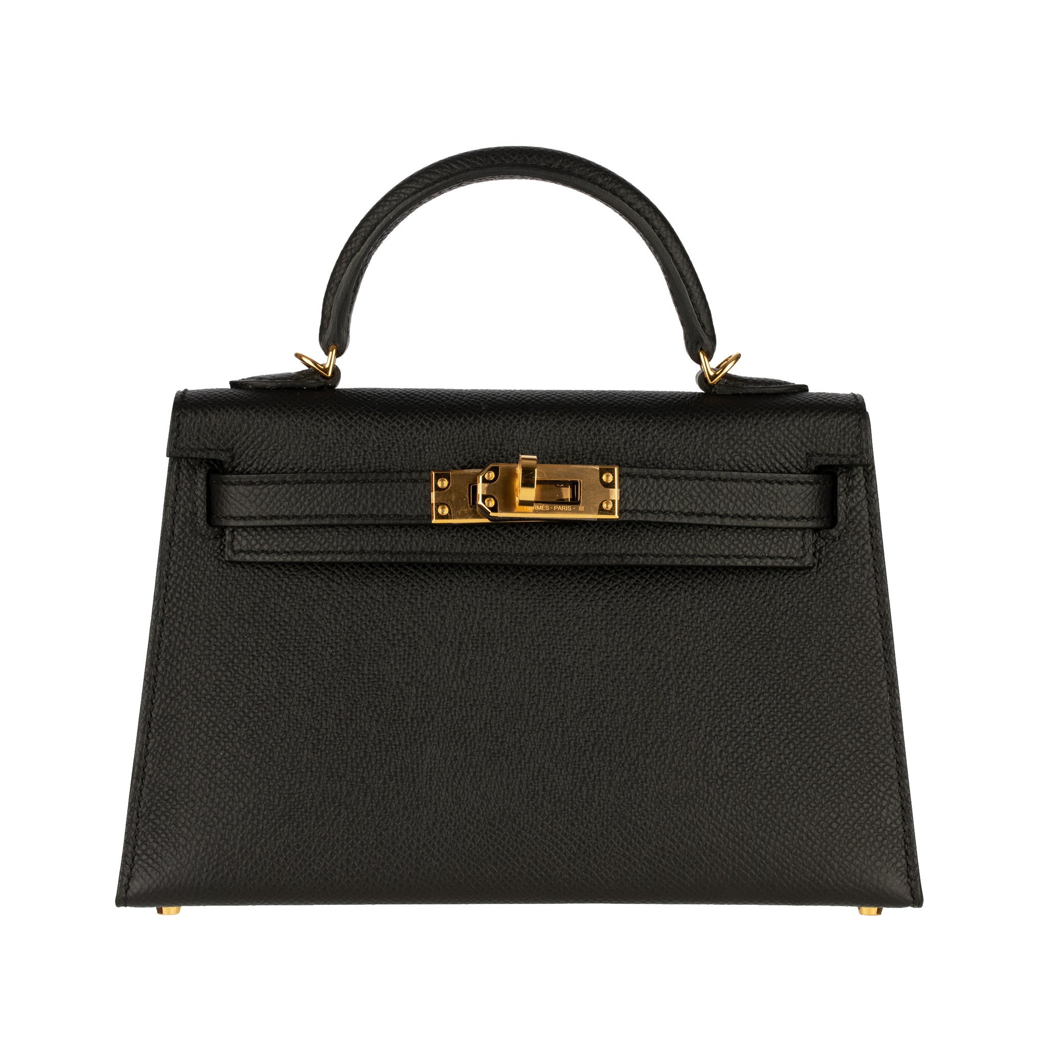 Hermes Mini Kelly II Black Epsom Leather Gold Hardware hermes-mini-kelly-ii-black-epsom-leather-gold-hardware