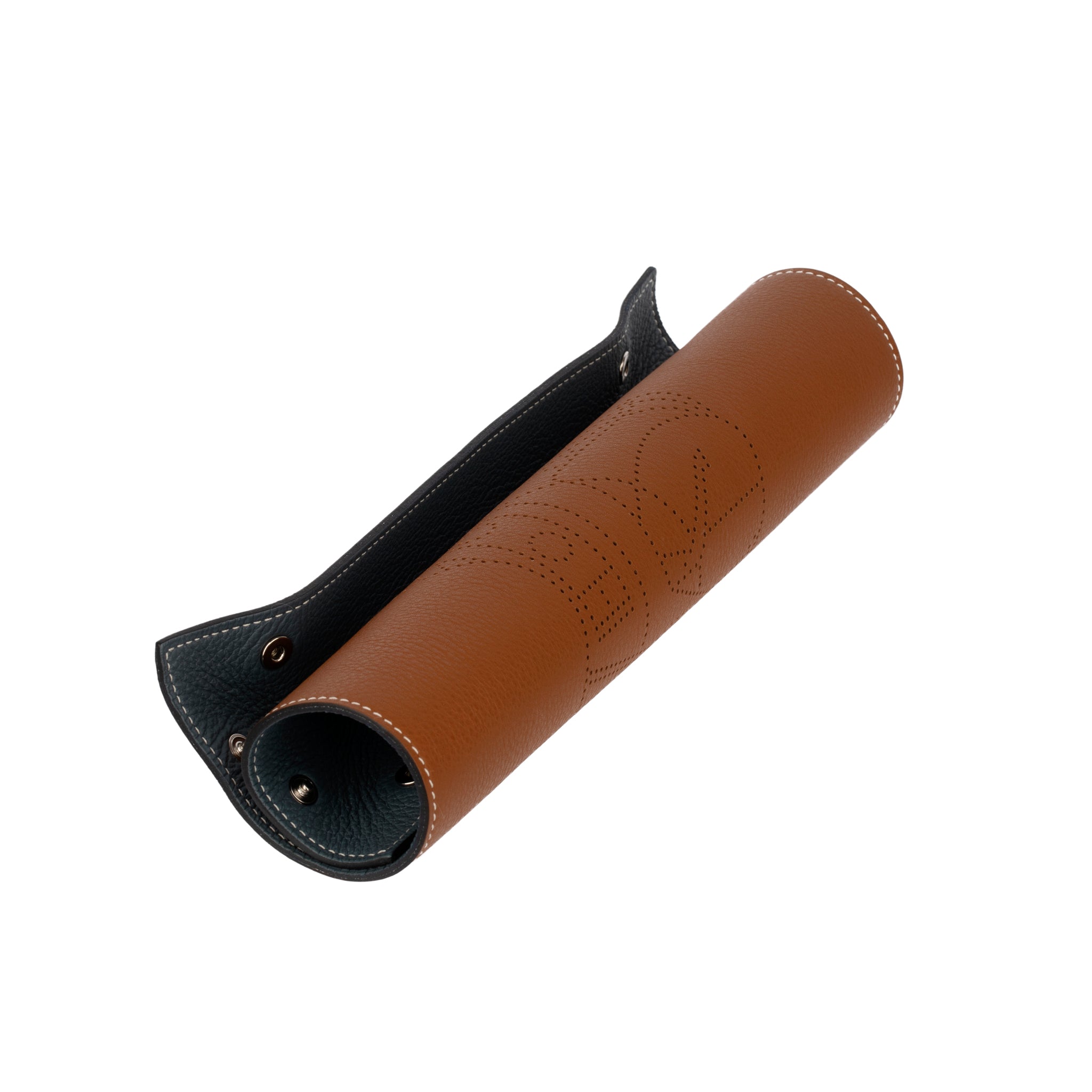 Hermes Mises Et Relances Quadridge Charge Tray Kraft & Bleu Regate