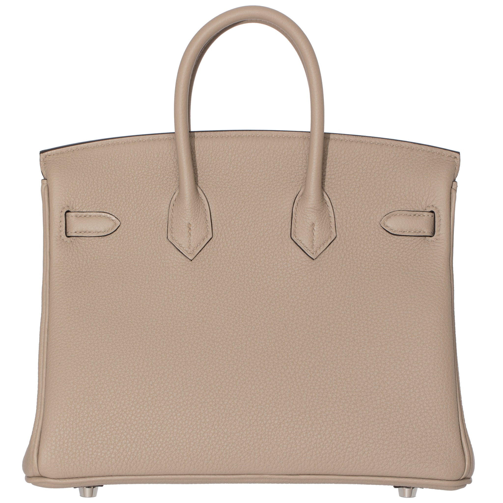 Hermes Birkin 25cm Gris Tourterelle Togo Leather Palladium Hardware