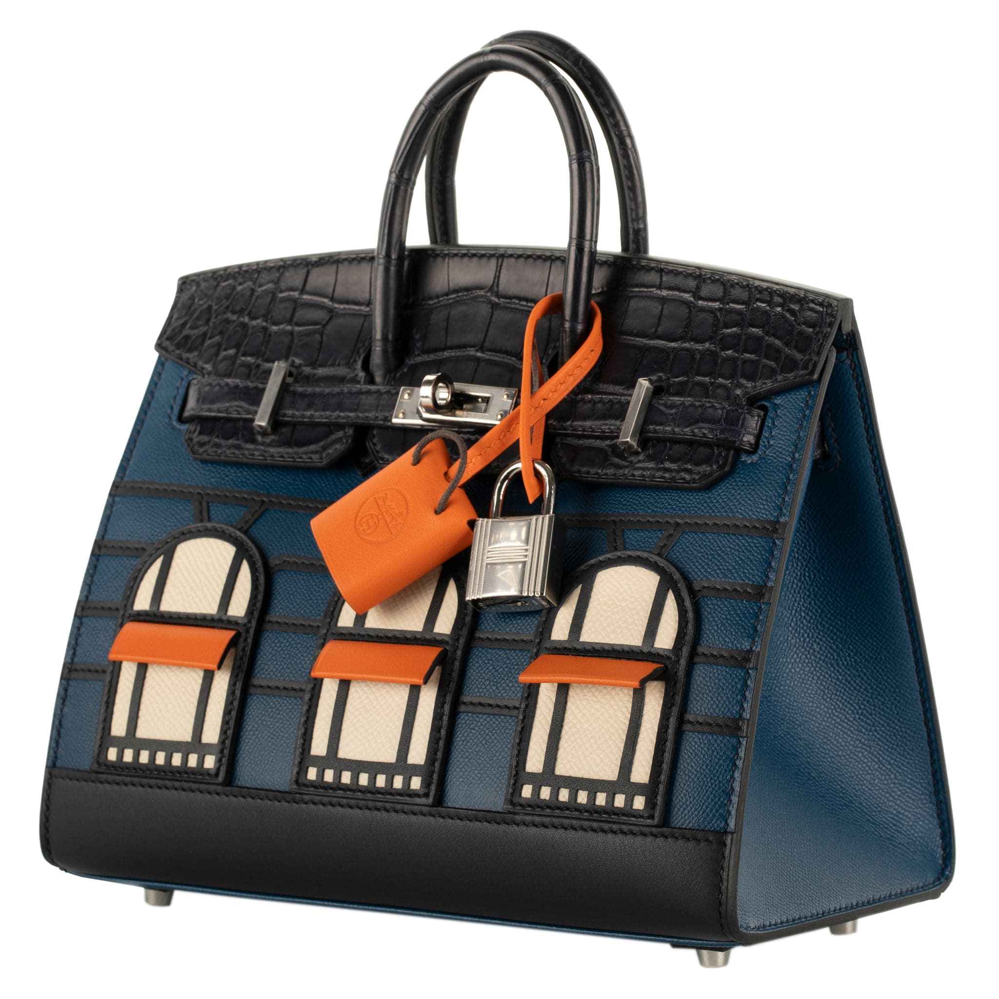 HERMES BIRKIN 20CM SELLIER FAUBOURG "NIGHT EDITION" PALLADIUM HARDWARE - On Repeat