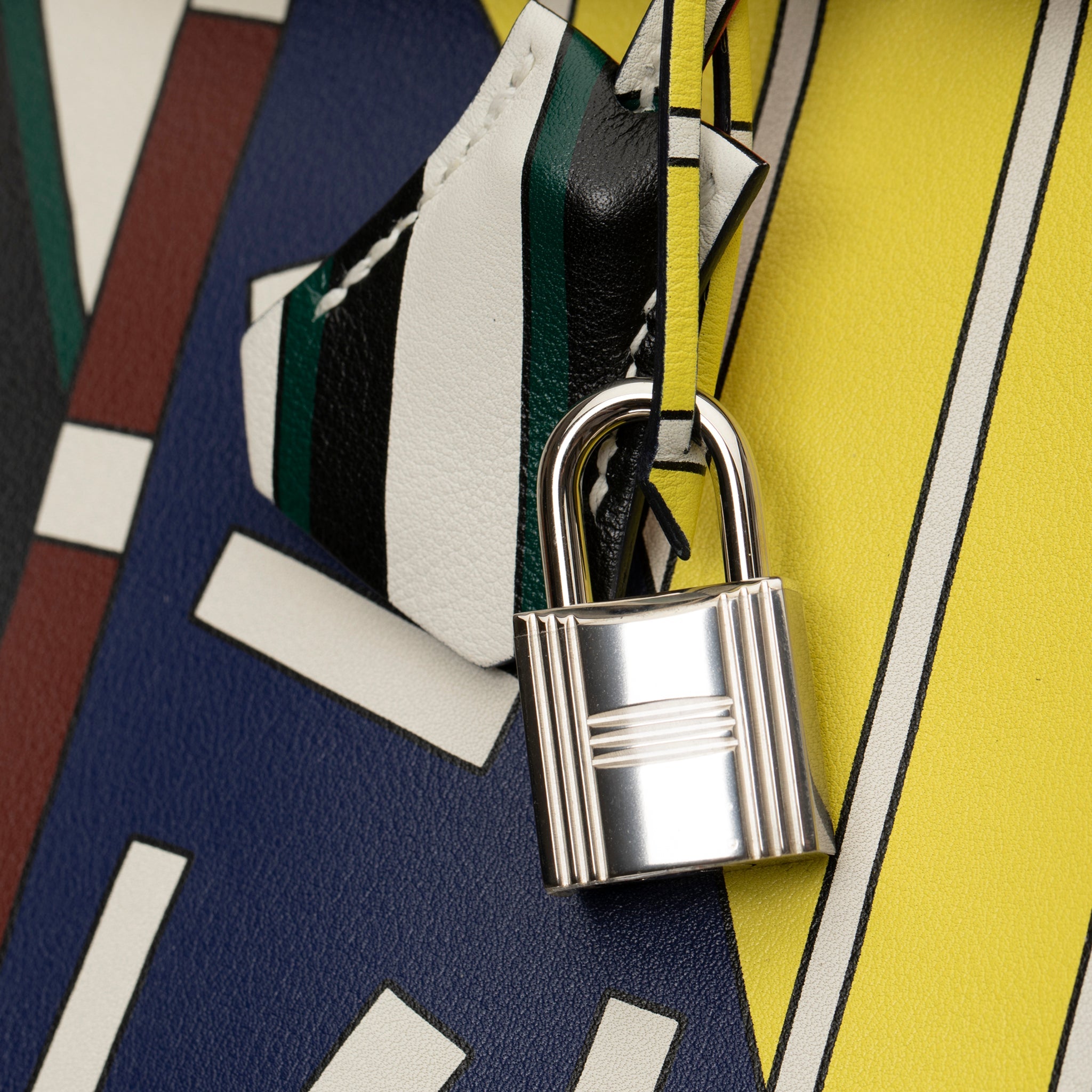 HERMES BIRKIN 25CM LIMITED EDITION NIGEL PEAKE "ONE TWO THREE & AWAY WE GO" SWIFT LEATHER PALLADIUM HARDWARE - On Repeat