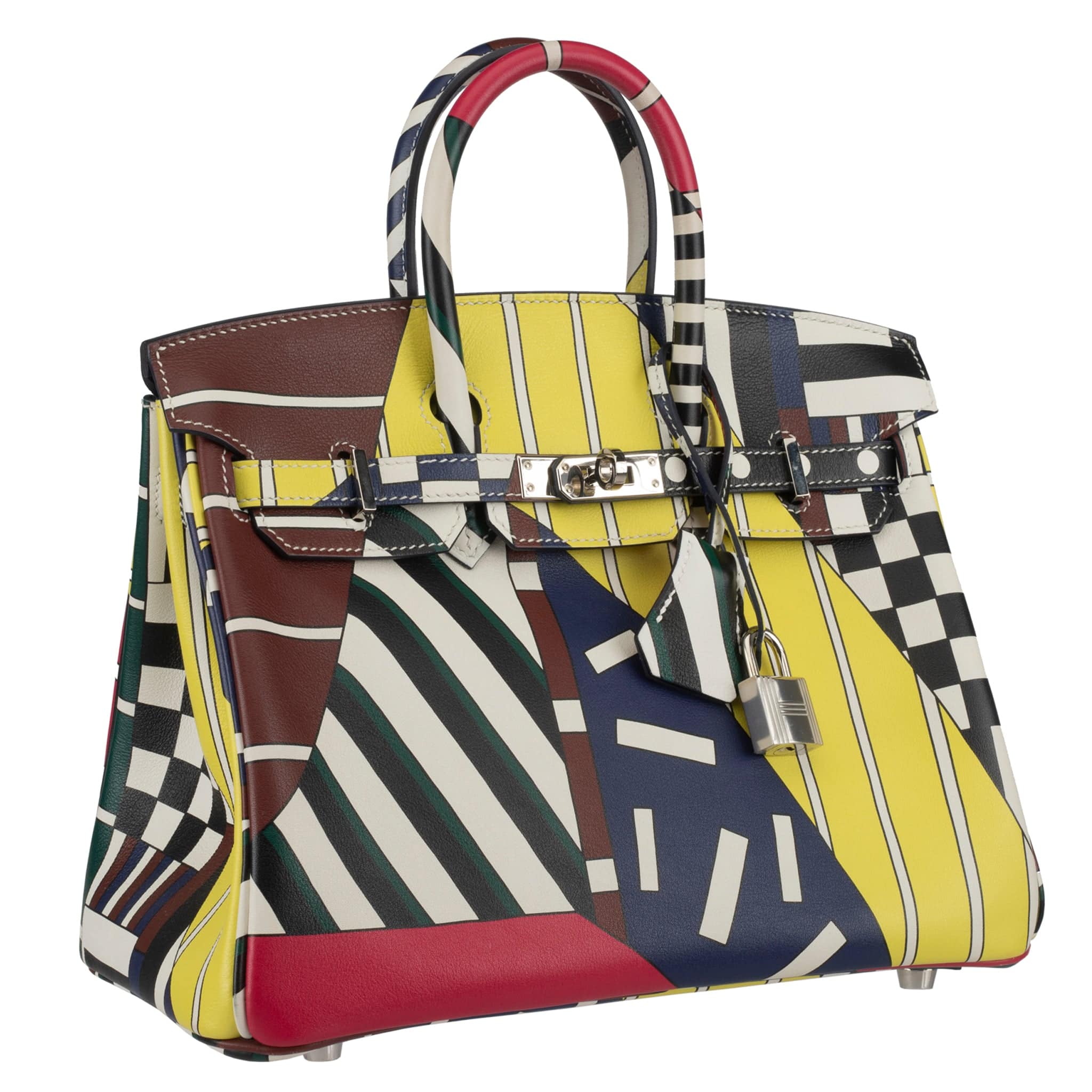 HERMES BIRKIN 25CM LIMITED EDITION NIGEL PEAKE "ONE TWO THREE & AWAY WE GO" SWIFT LEATHER PALLADIUM HARDWARE - On Repeat