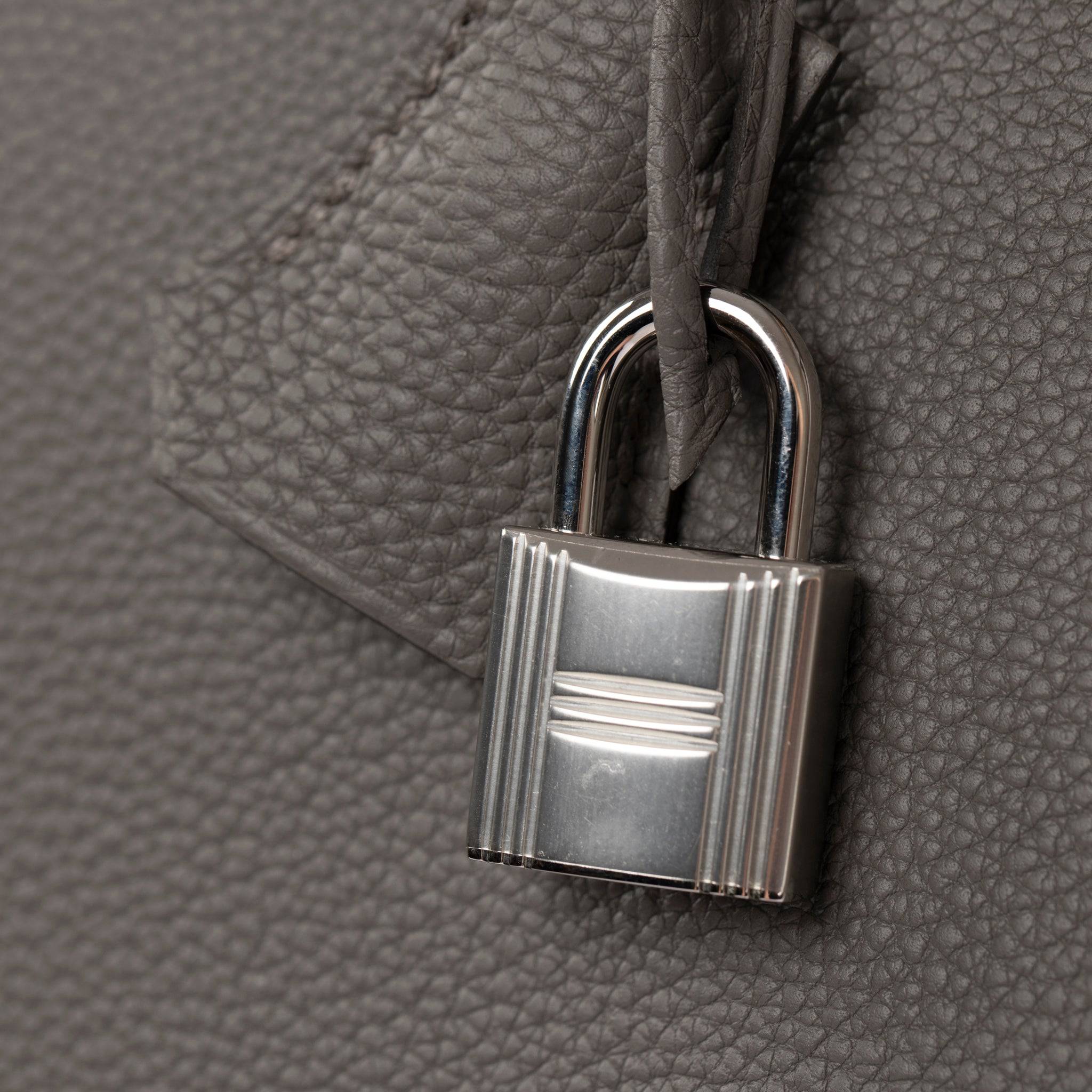 HERMES BIRKIN 30CM GRIS ETAIN TOGO LEATHER PALLADIUM HARDWARE - On Repeat