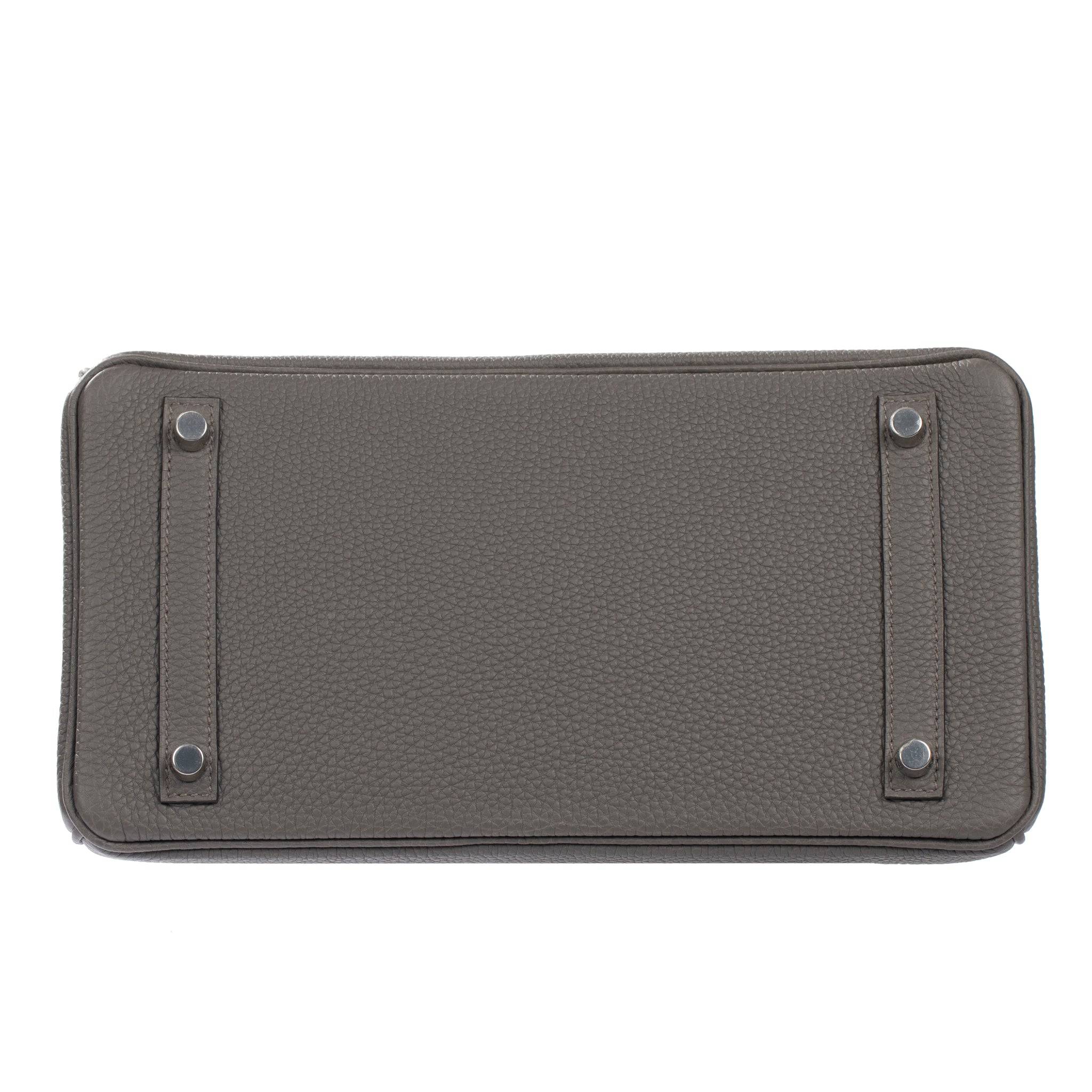 HERMES BIRKIN 30CM GRIS ETAIN TOGO LEATHER PALLADIUM HARDWARE - On Repeat