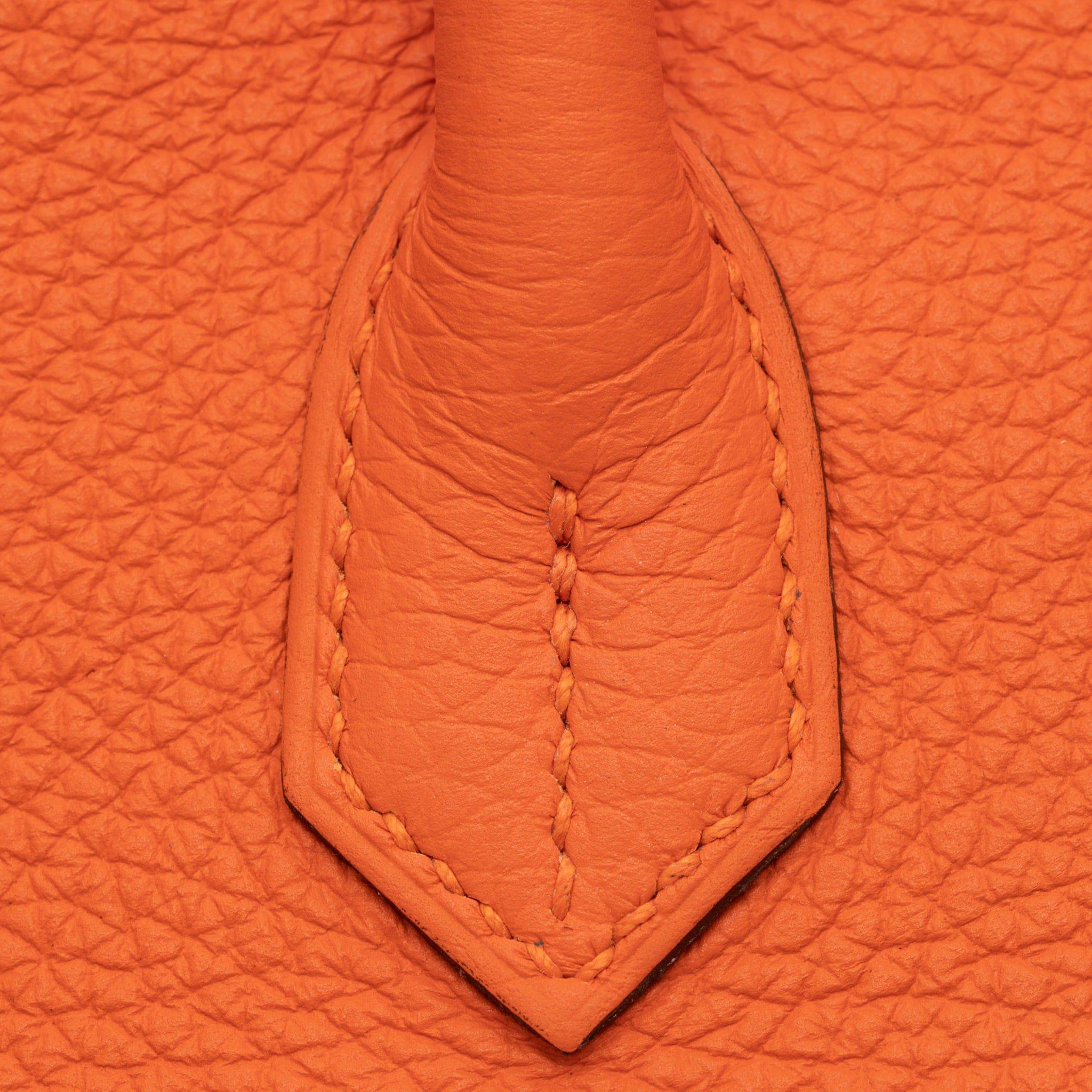 HERMES BIRKIN 30CM FEU TOGO LEATHER PALLADIUM HARDWARE - On Repeat