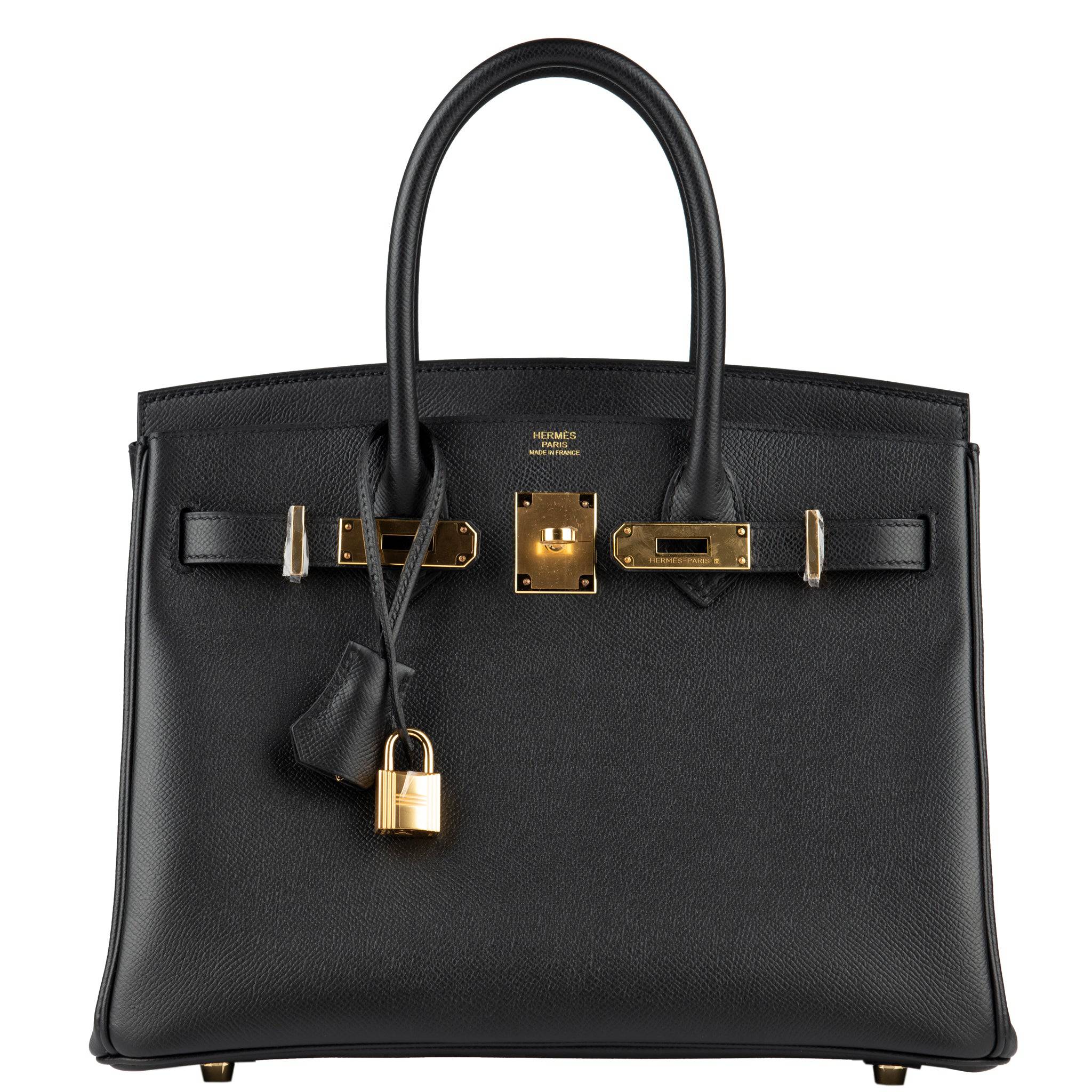 HERMES BIRKIN 30CM BLACK EPSOM LEATHER GOLD HARDWARE - On Repeat