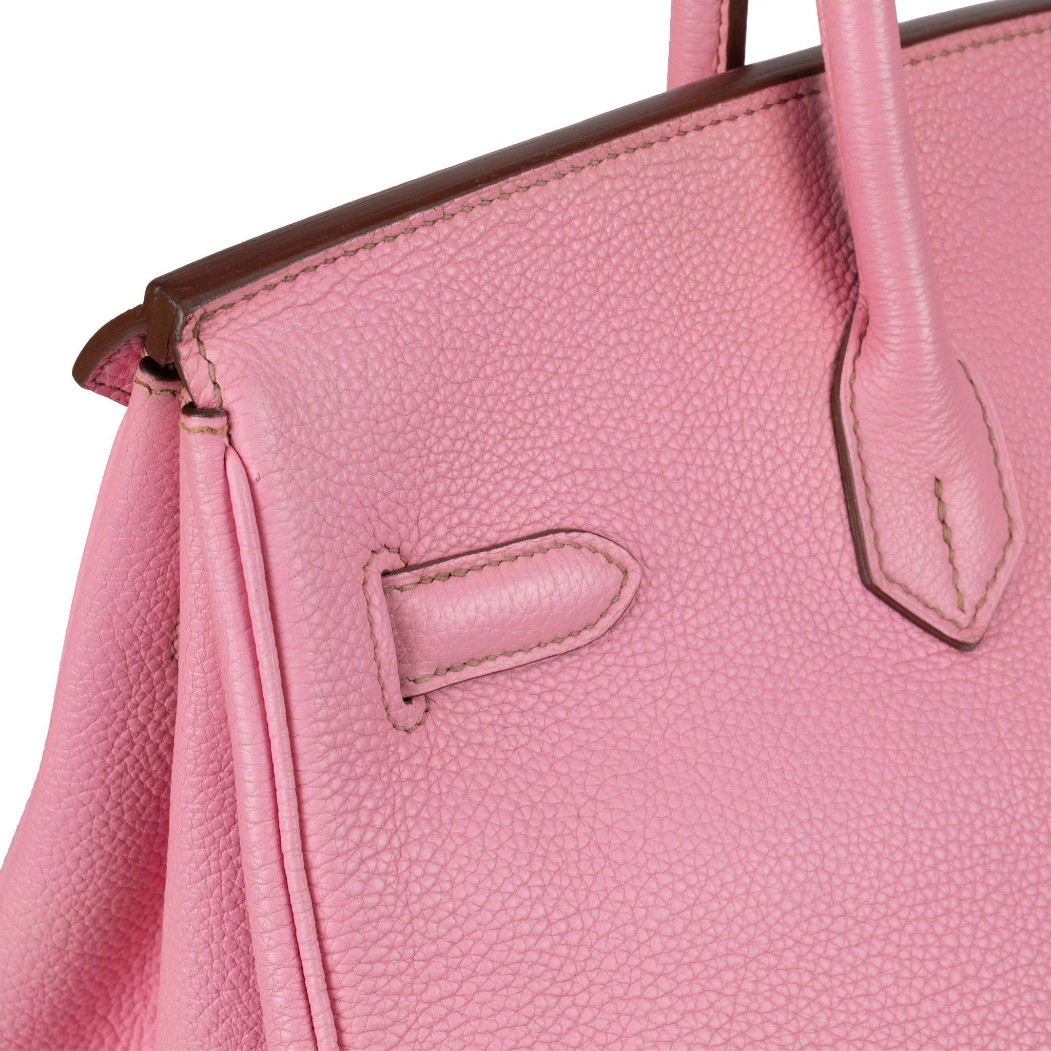 HERMES BIRKIN 35CM BUBBLEGUM TOGO LEATHER PALLADIUM HARDWARE - On Repeat