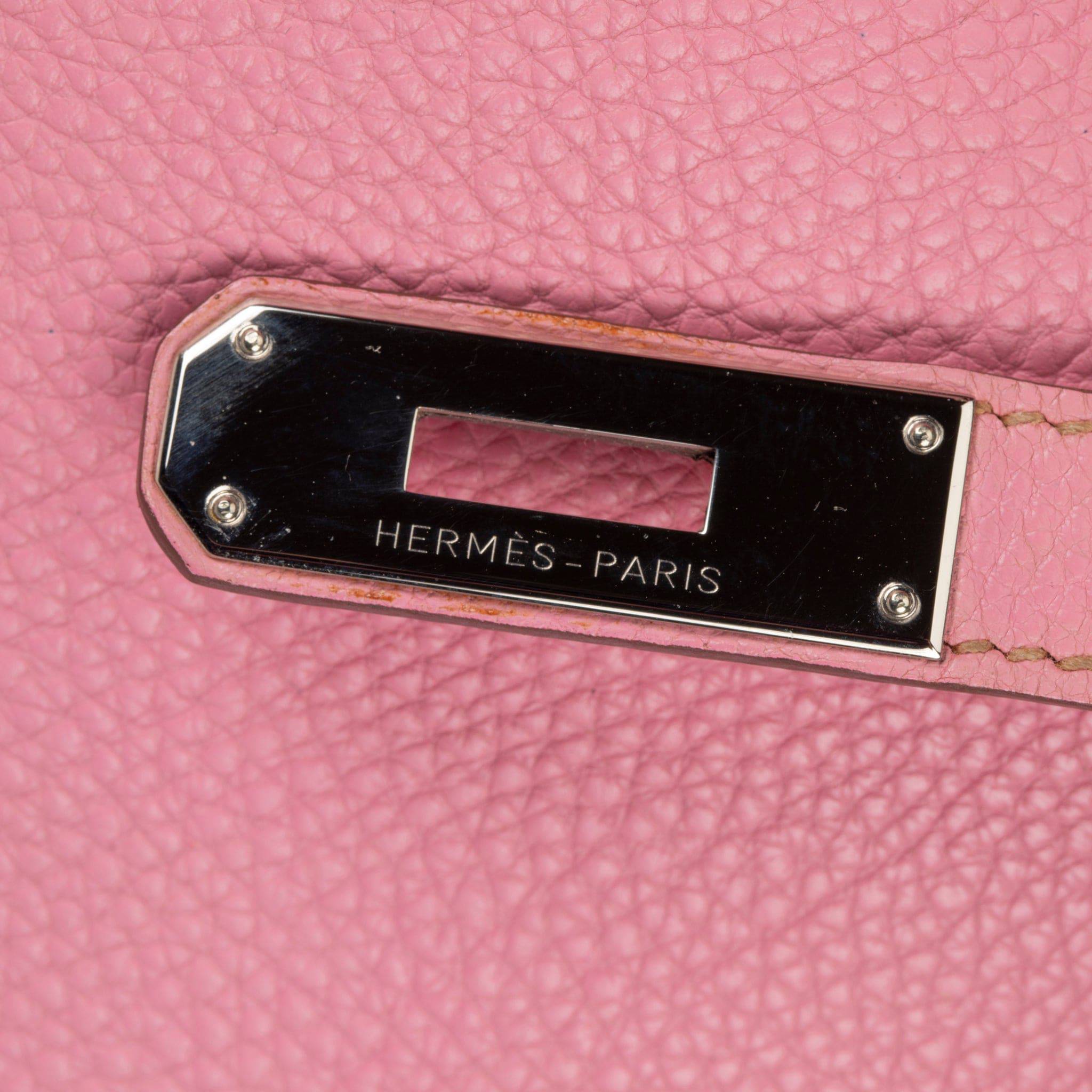 HERMES BIRKIN 35CM BUBBLEGUM TOGO LEATHER PALLADIUM HARDWARE - On Repeat