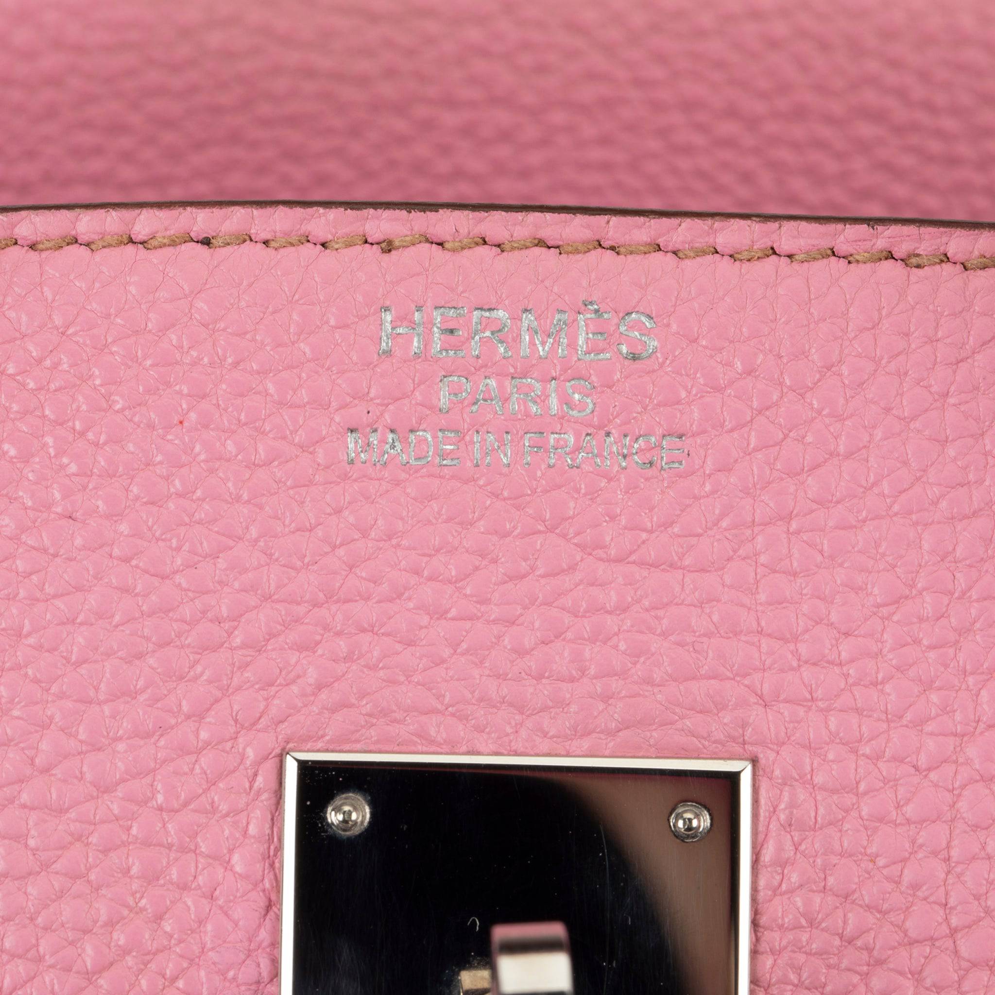 HERMES BIRKIN 35CM BUBBLEGUM TOGO LEATHER PALLADIUM HARDWARE - On Repeat