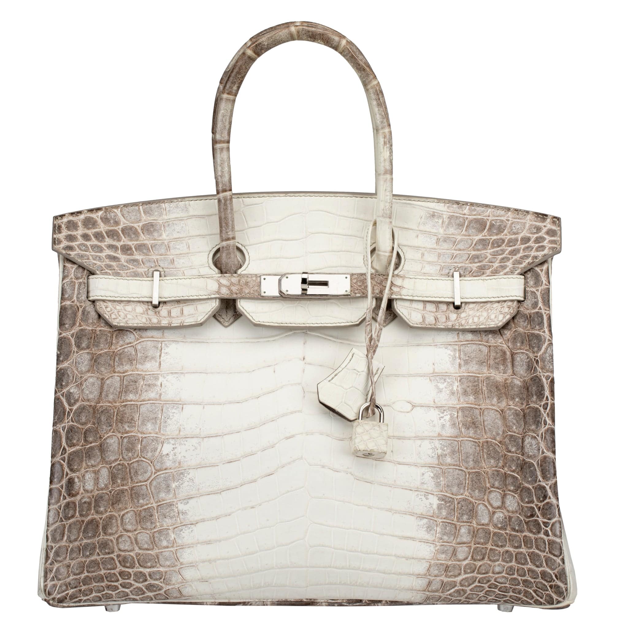 HERMES BIRKIN 35CM HIMALAYA BLANC MATTE NILOTICUS CROCODILE PALLADIUM HARDWARE - On Repeat