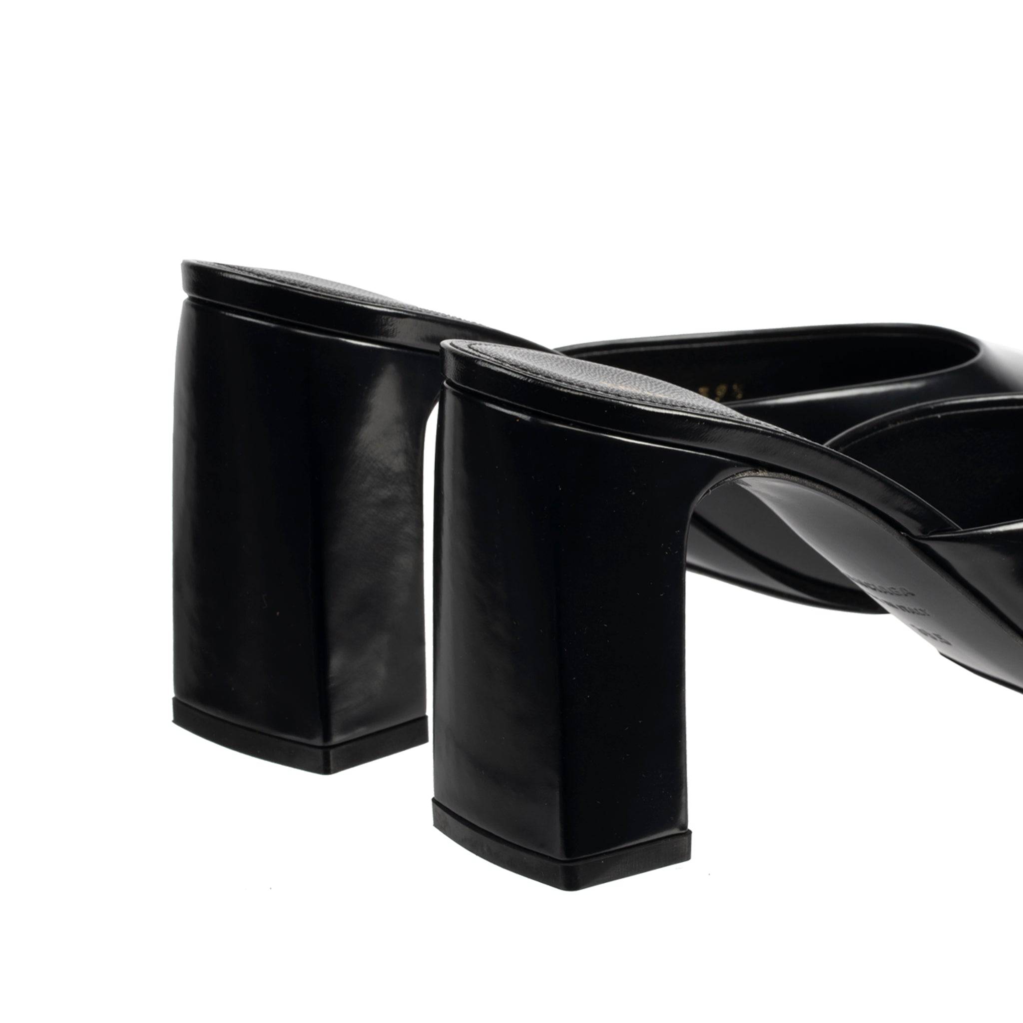 BALENCIAGA BLACK MULES 39.5 FR - On Repeat