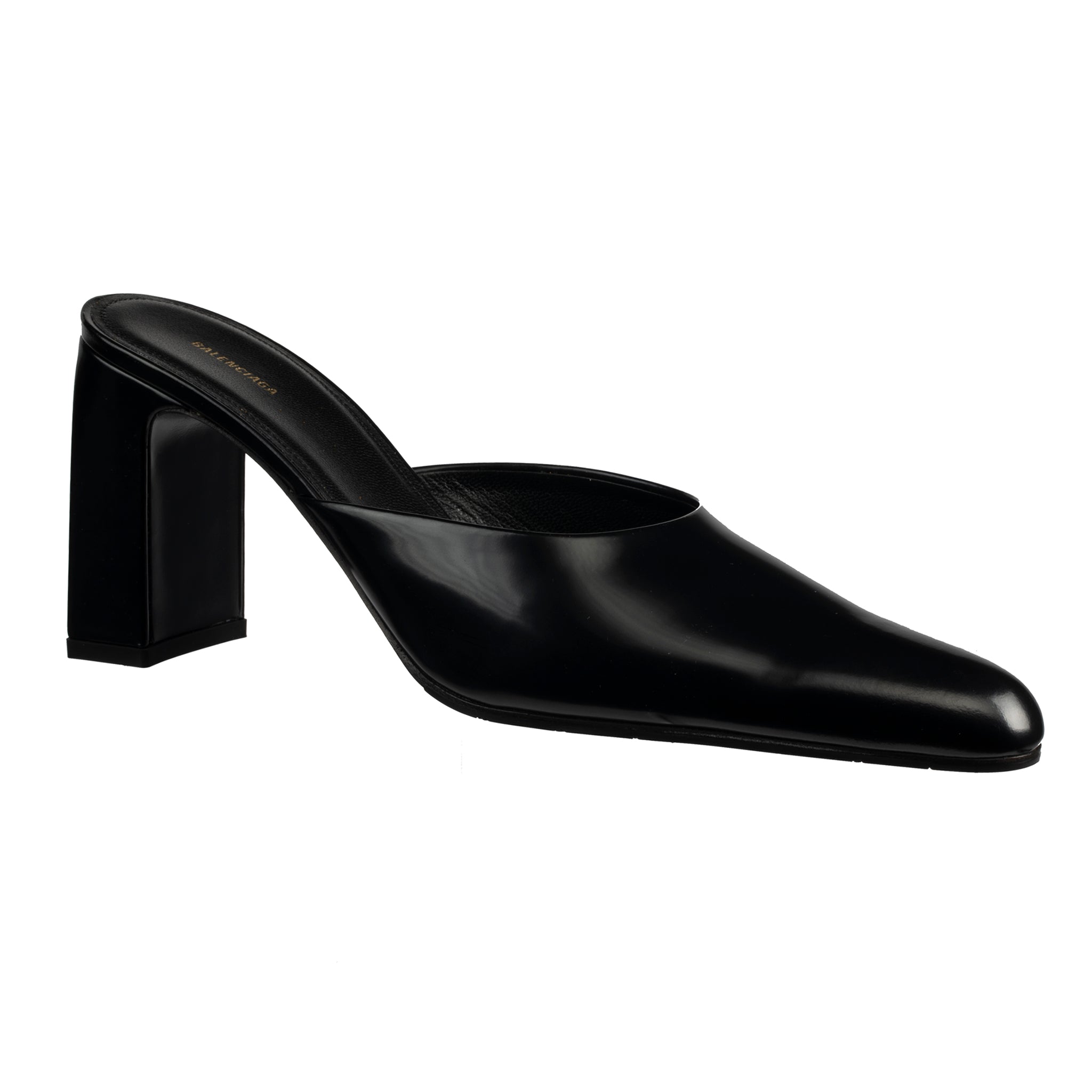BALENCIAGA BLACK MULES 39.5 FR - On Repeat