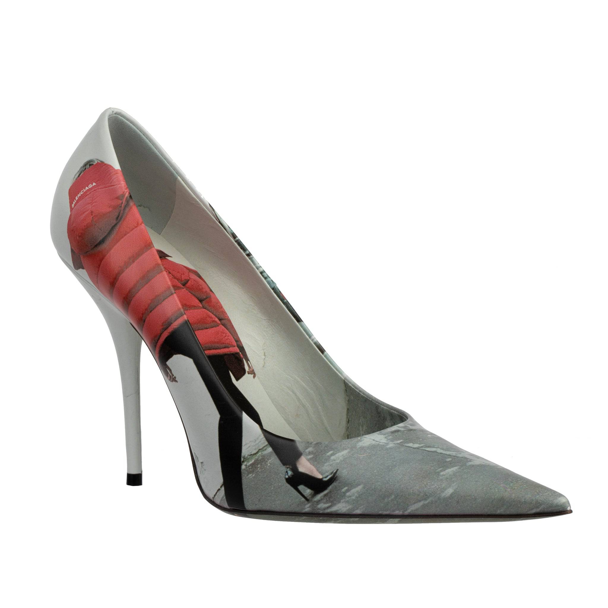 BALENCIAGA PRINTED LEATHER PUMPS 40 FR - On Repeat