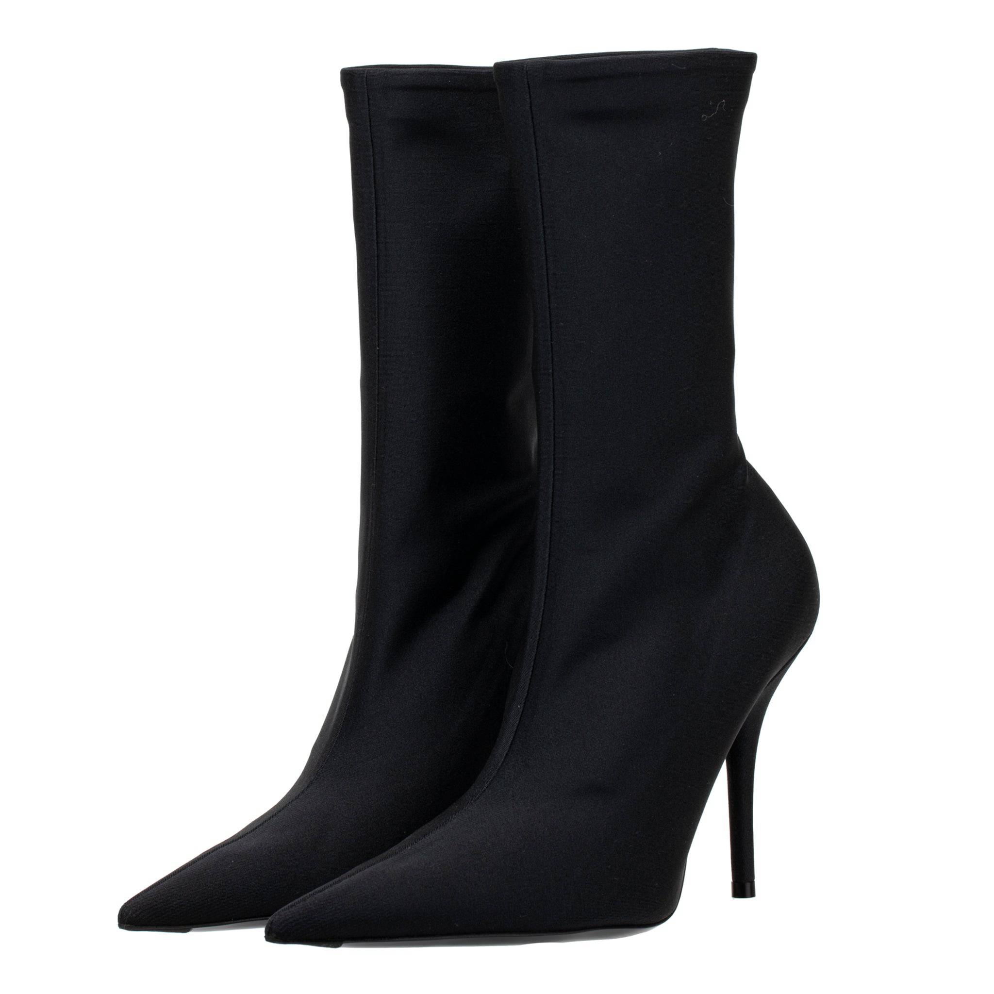 BALENCIAGA STRETCH KNIT KNIFE BOOT BLACK 36 FR - On Repeat