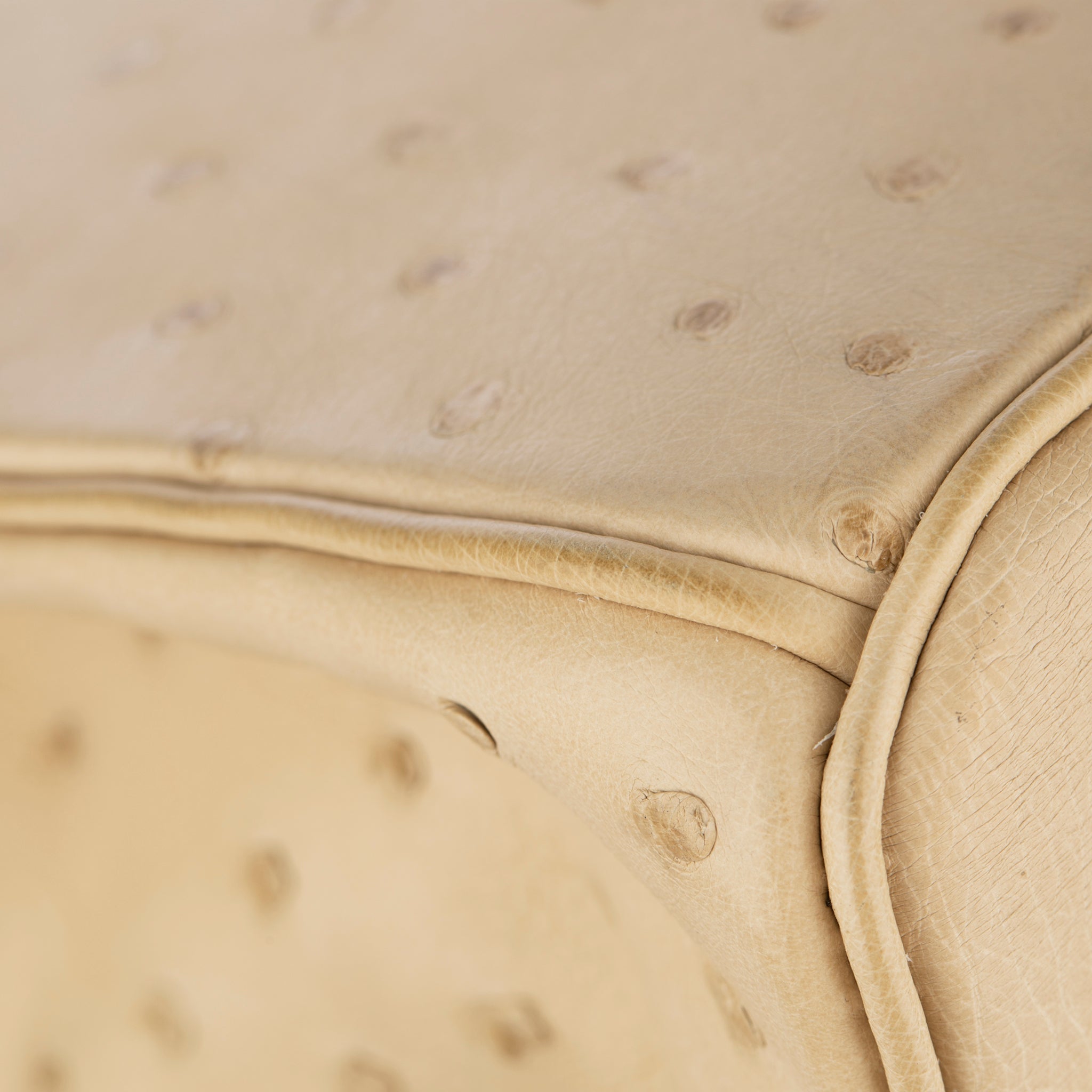 HERMES 30CM BIRKIN PARCHEMIN OSTRICH LEATHER GOLD HARDWARE - On Repeat