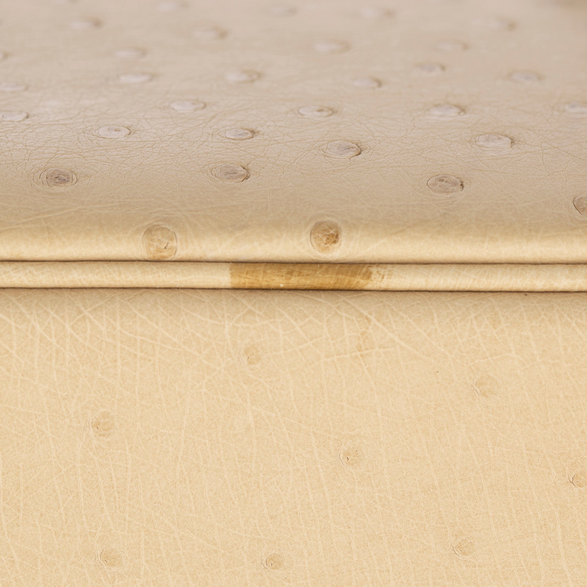 HERMES 30CM BIRKIN PARCHEMIN OSTRICH LEATHER GOLD HARDWARE - On Repeat