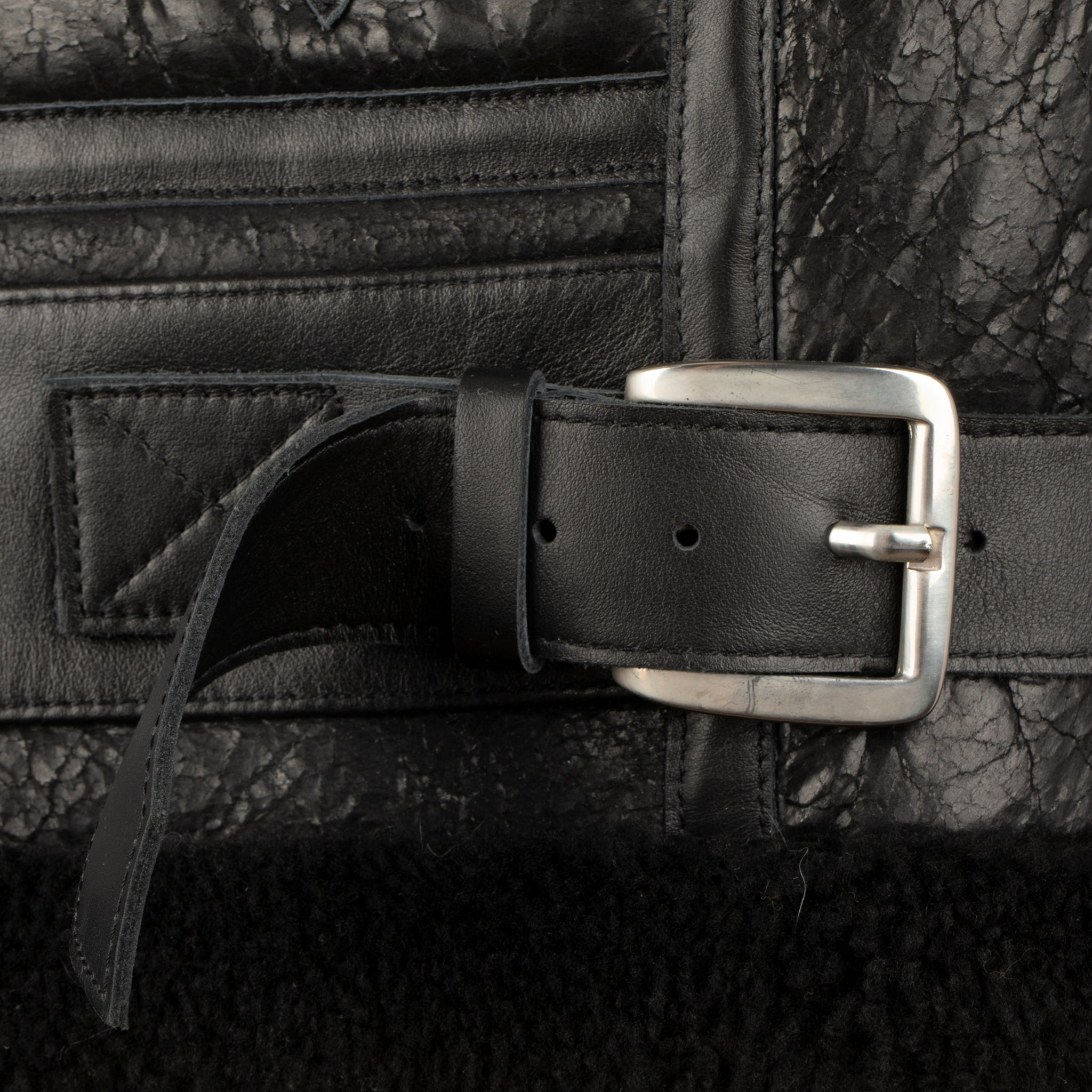 BALENCIAGA LE BOMBARDIER BLACK LEATHER BIKER JACKET 38 FR - On Repeat