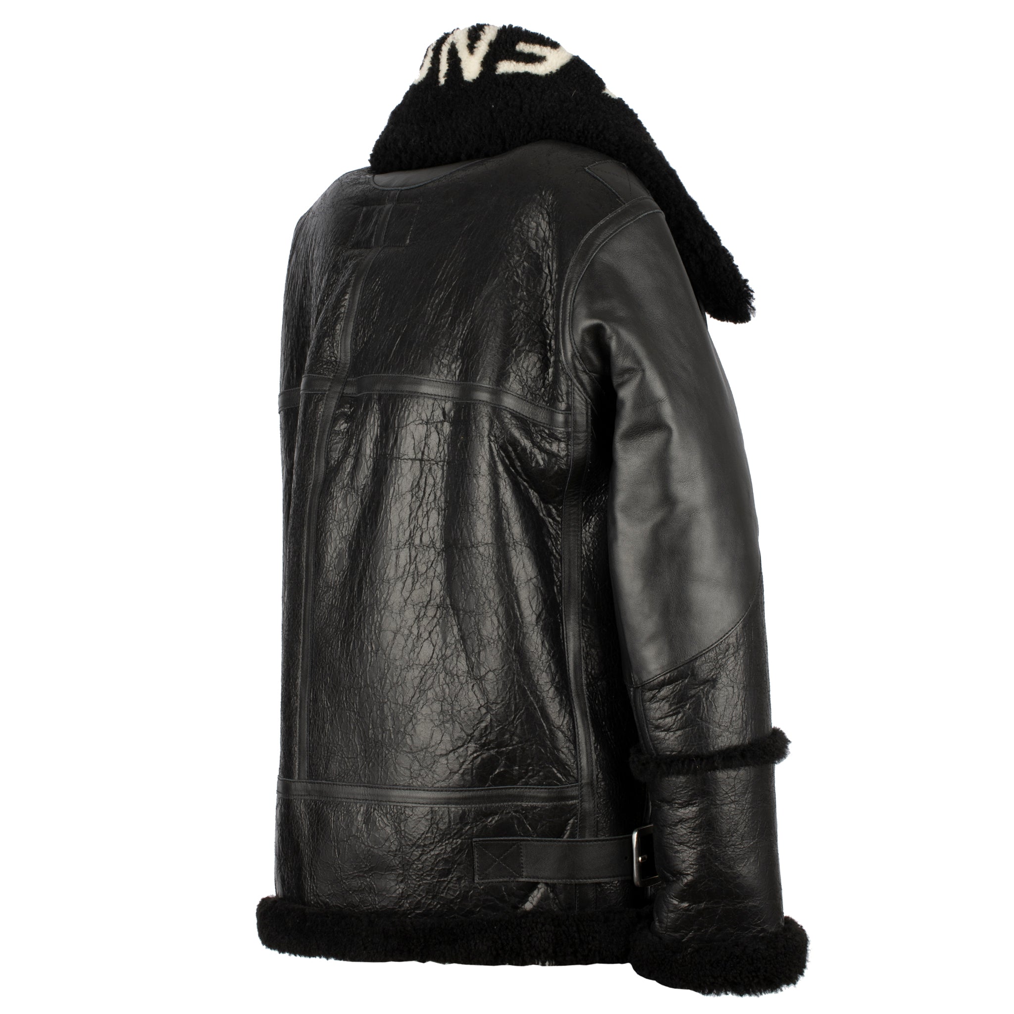 BALENCIAGA LE BOMBARDIER BLACK LEATHER BIKER JACKET 38 FR - On Repeat