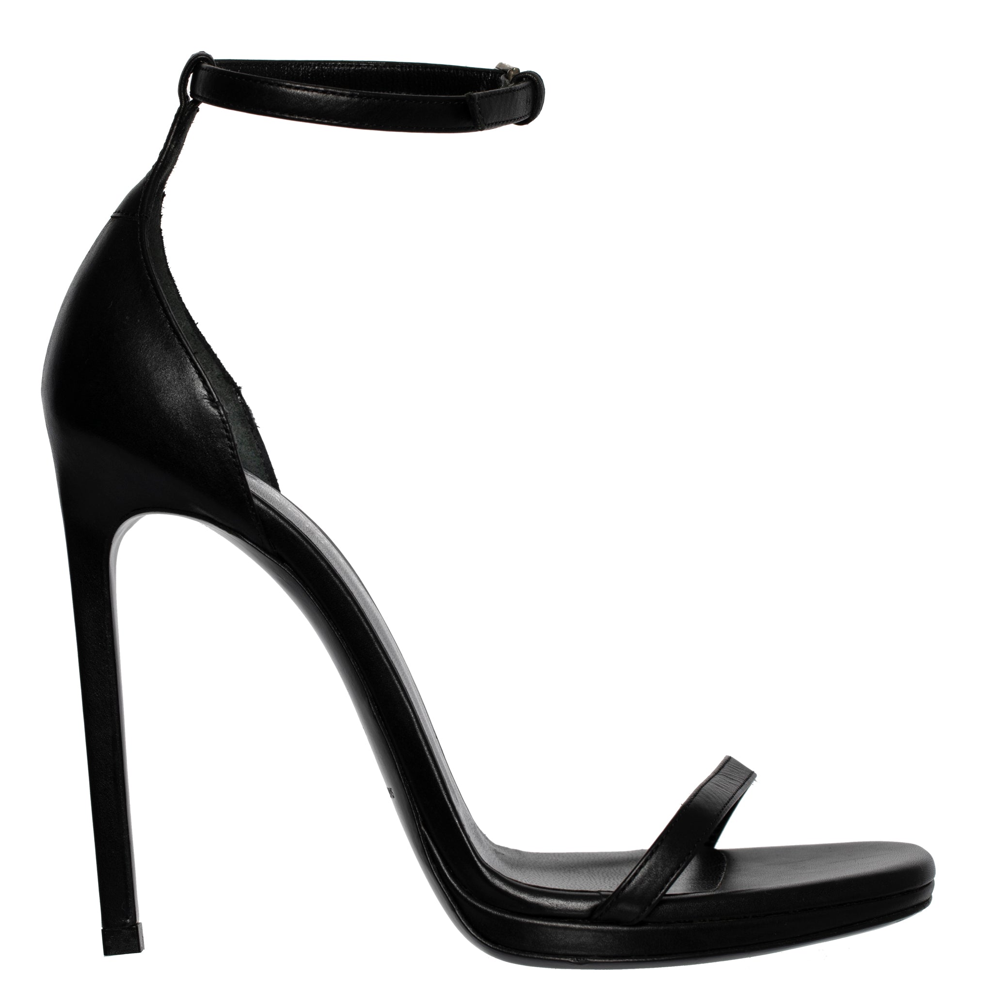 SAINT LAURENT OPEN TOE PUMPS BLACK LEATHER 38 FR - On Repeat