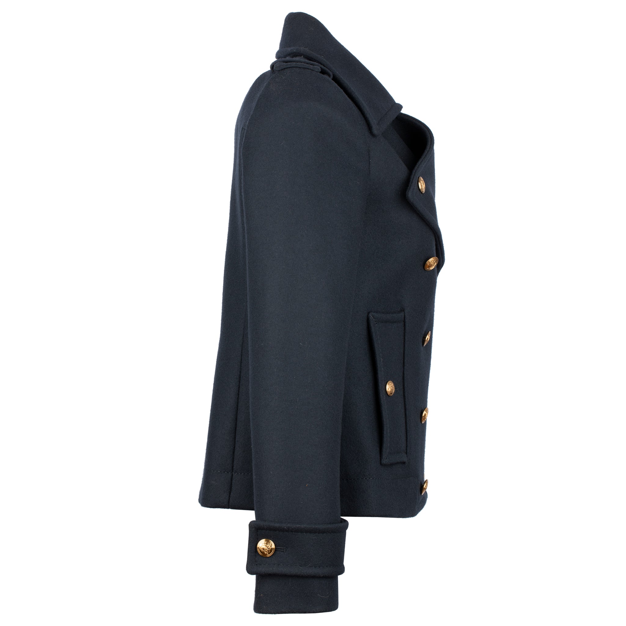 GUCCI CLASSIC NAVY PEA COAT 38 IT - On Repeat