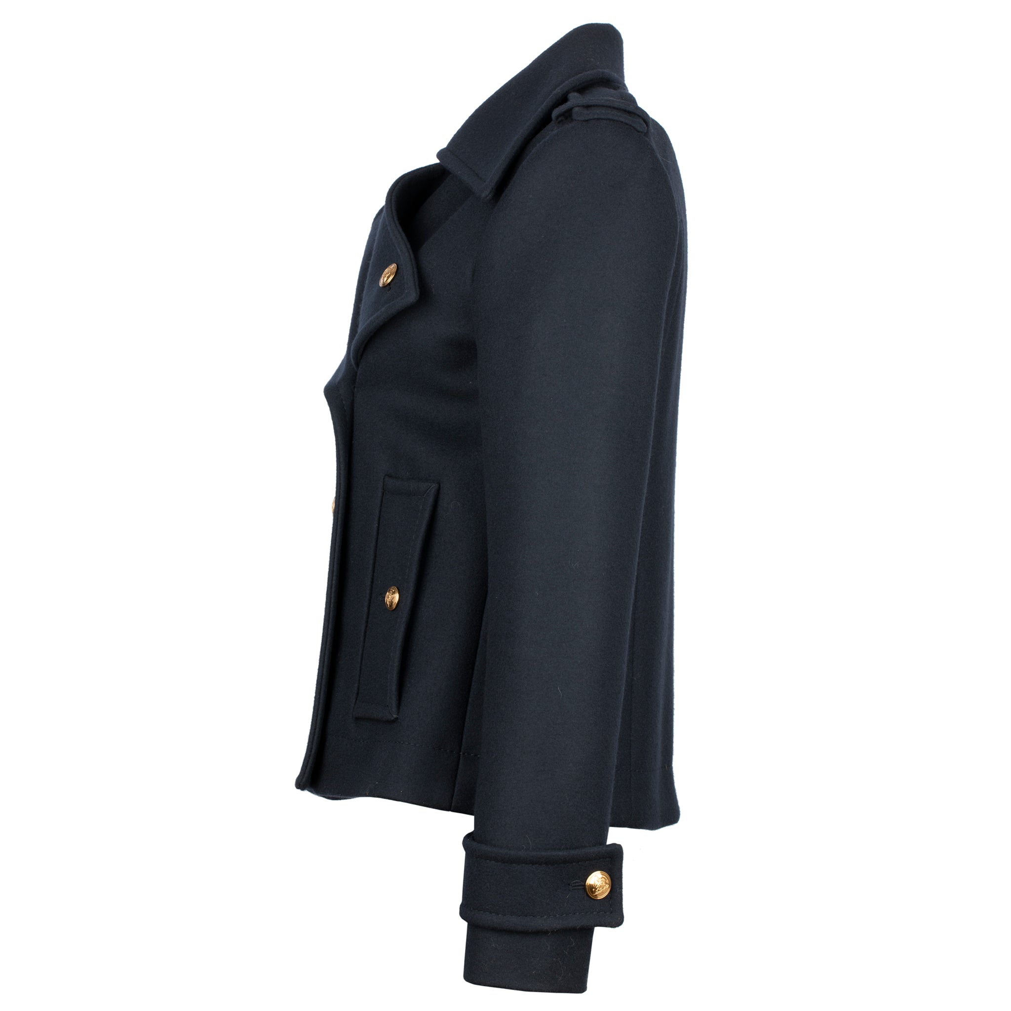 GUCCI CLASSIC NAVY PEA COAT 38 IT - On Repeat