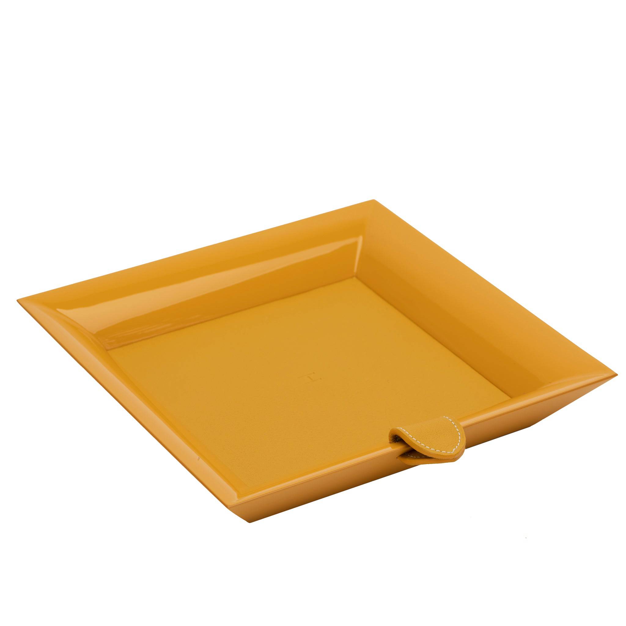 HERMES ATRIUM CHANGE TRAY LACQUERED WOOD CURRY - On Repeat