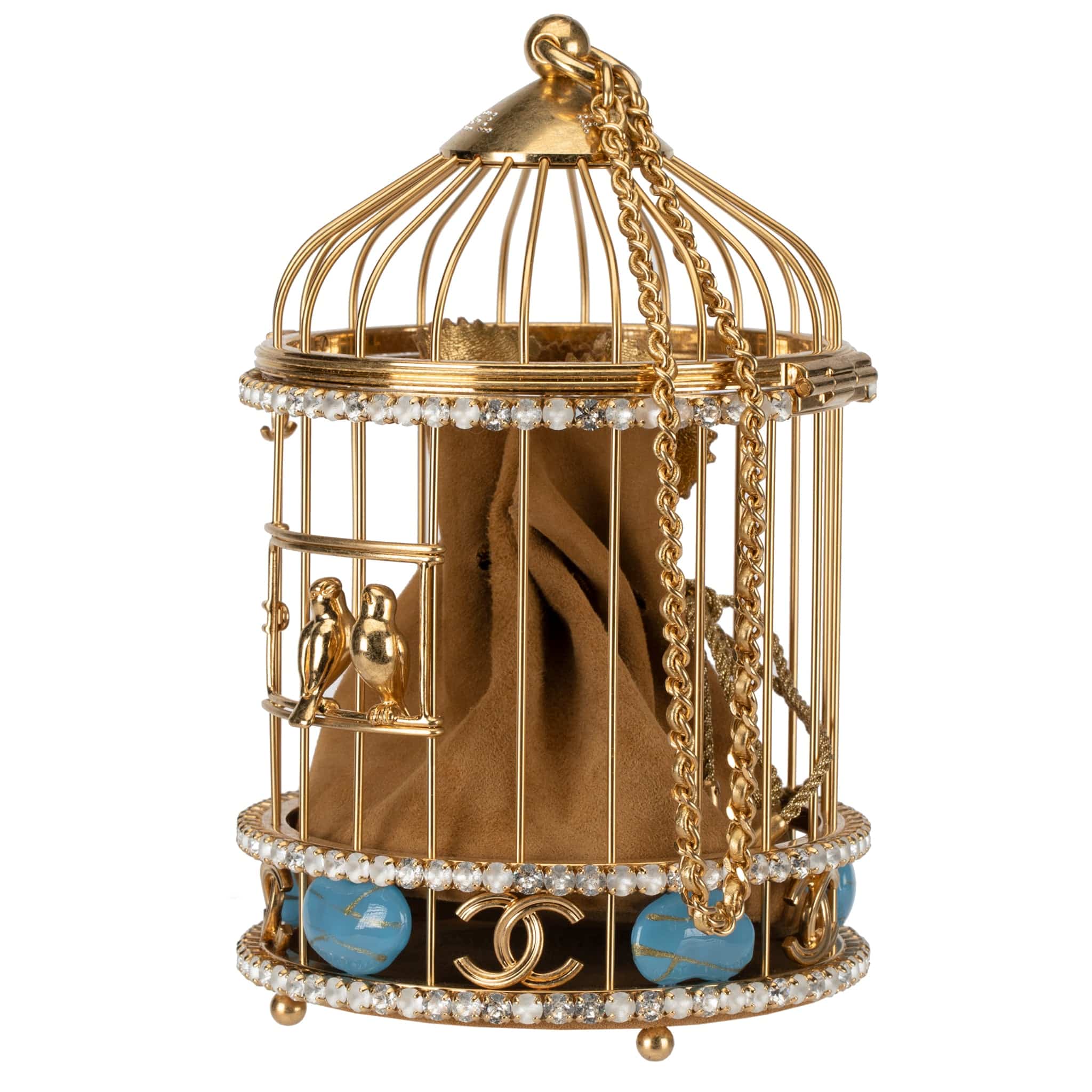 CHANEL MINAUDIÈRE LIMITED EDITION LOVE BIRD CAGE AGED GOLD HARDWARE - On Repeat