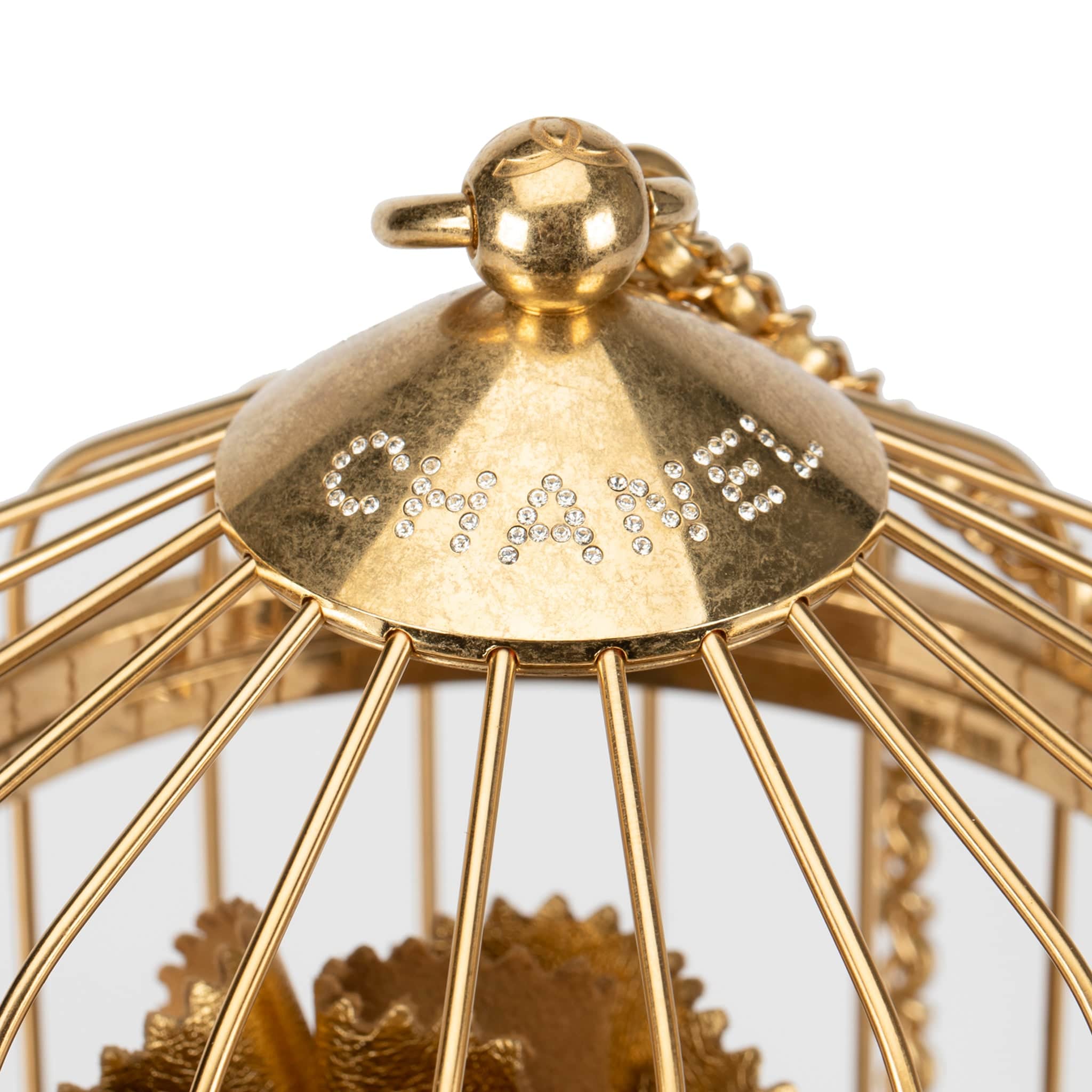 CHANEL MINAUDIÈRE LIMITED EDITION LOVE BIRD CAGE AGED GOLD HARDWARE - On Repeat