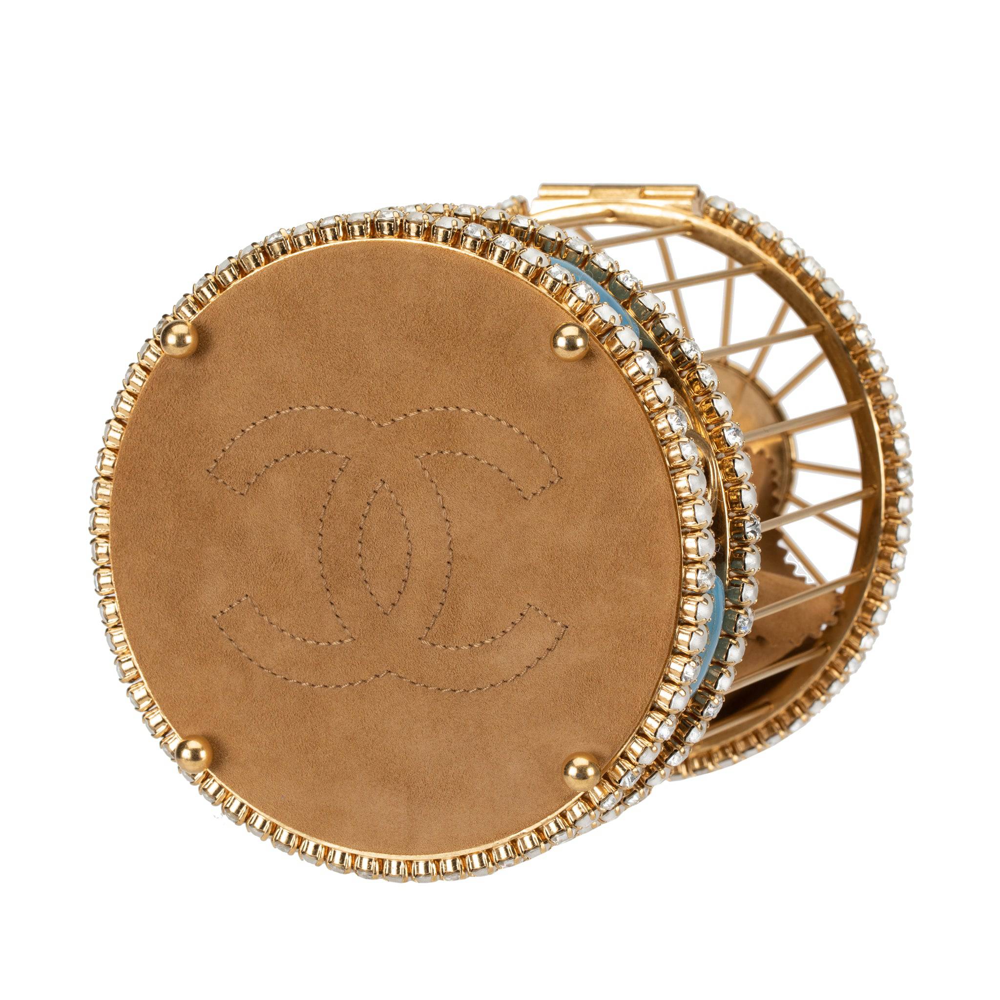 CHANEL MINAUDIÈRE LIMITED EDITION LOVE BIRD CAGE AGED GOLD HARDWARE - On Repeat