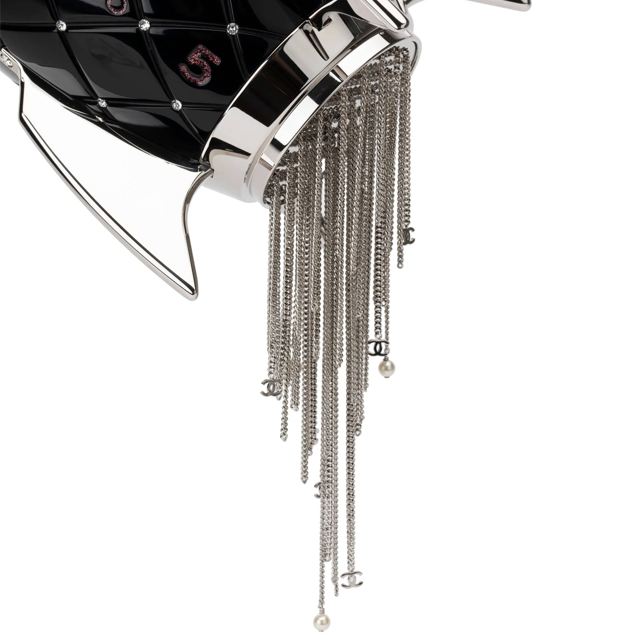 CHANEL MINAUDIÈRE LIMITED EDITION COCO SPACE ROCKET SILVER-TONE HARDWARE - On Repeat