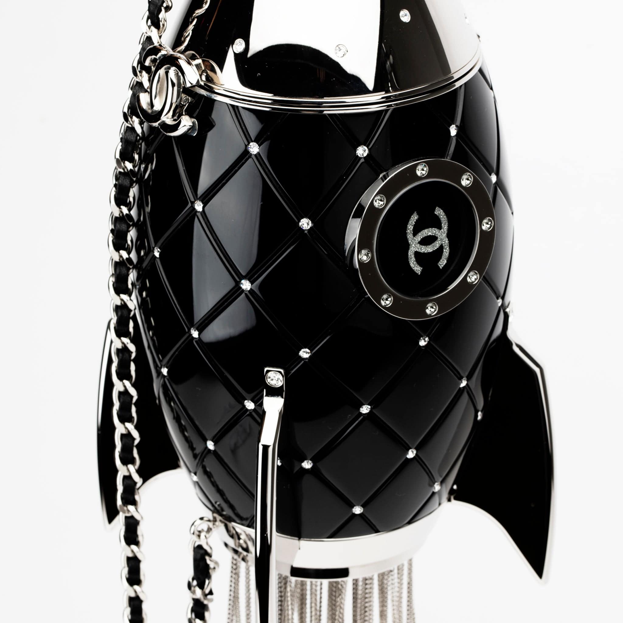 CHANEL MINAUDIÈRE LIMITED EDITION COCO SPACE ROCKET SILVER-TONE HARDWARE - On Repeat