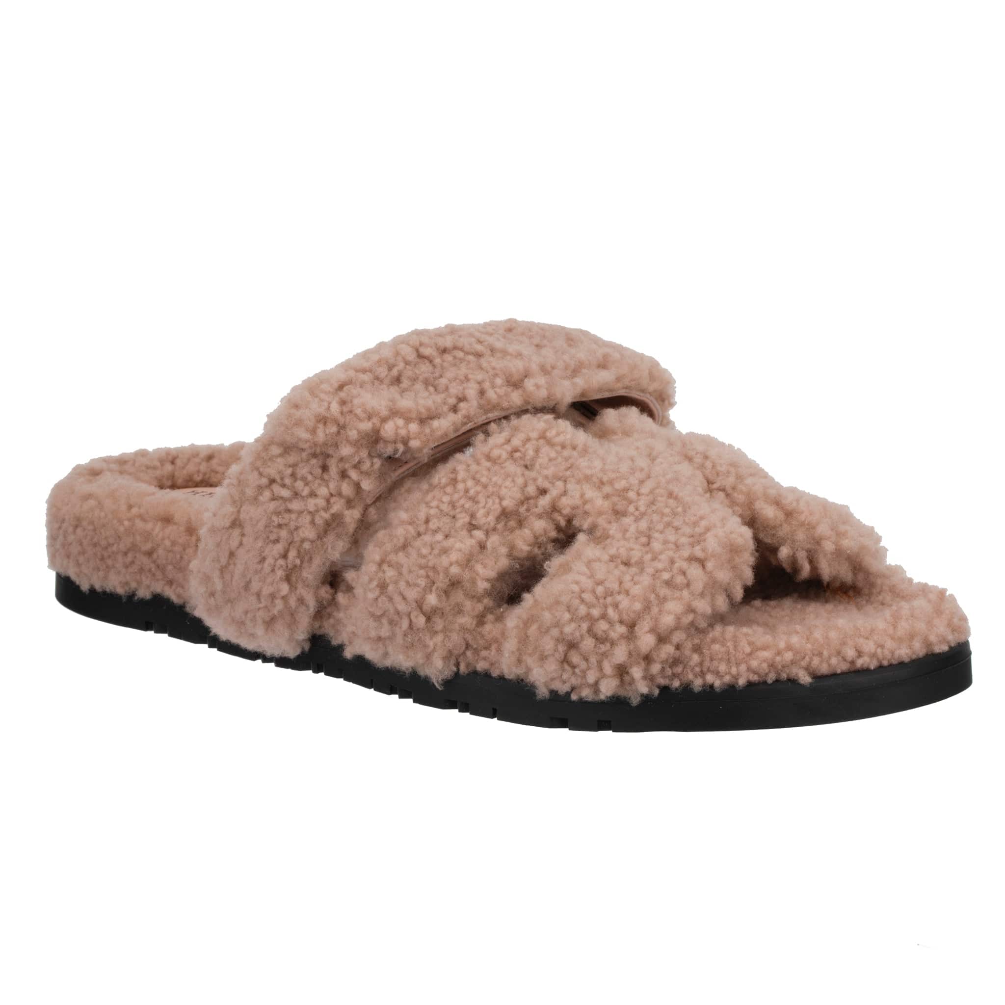 HERMES CHYPRE SANDAL BOIS DE SANTAL SHEARLING PALLADIUM HARDWARE - On Repeat