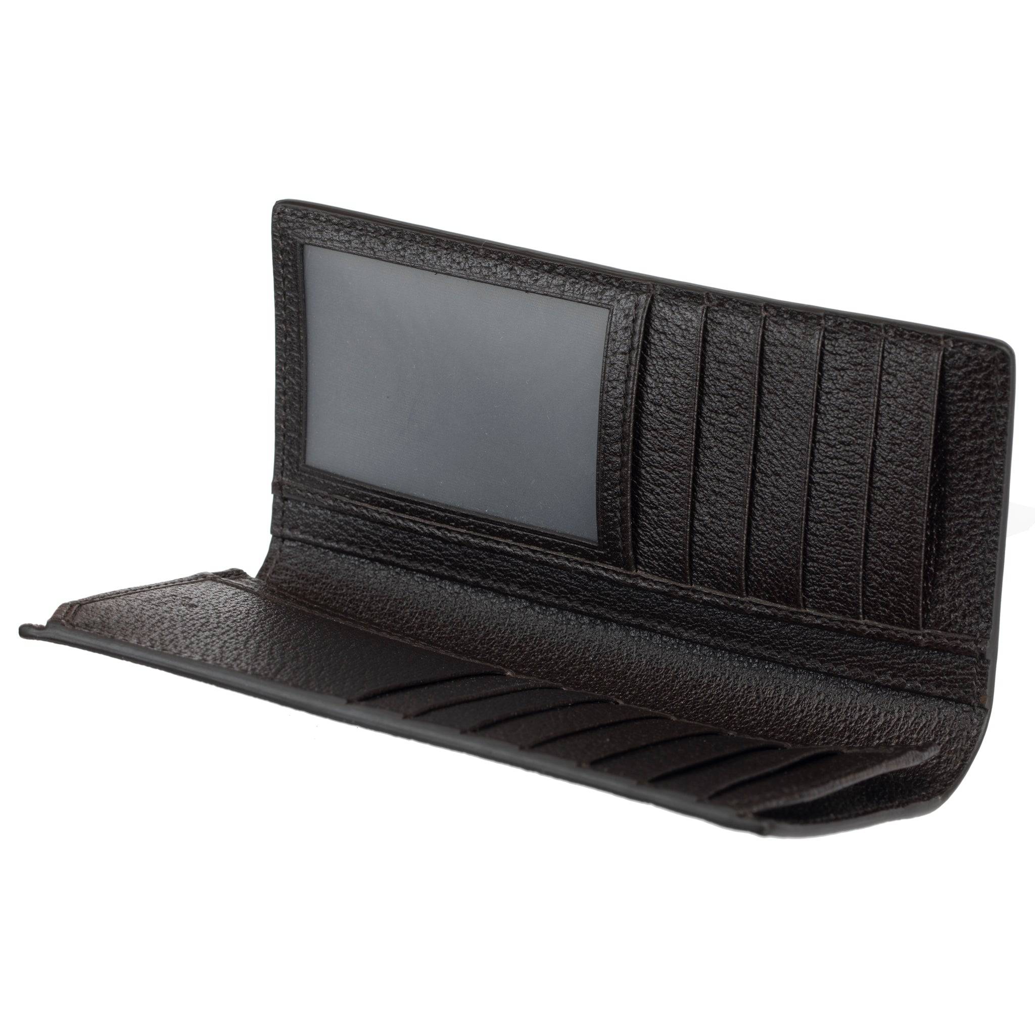 GUCCI GG MARMONT LONG ID WALLET BLACK LEATHER GOLD-TONE HARDWARE - On Repeat