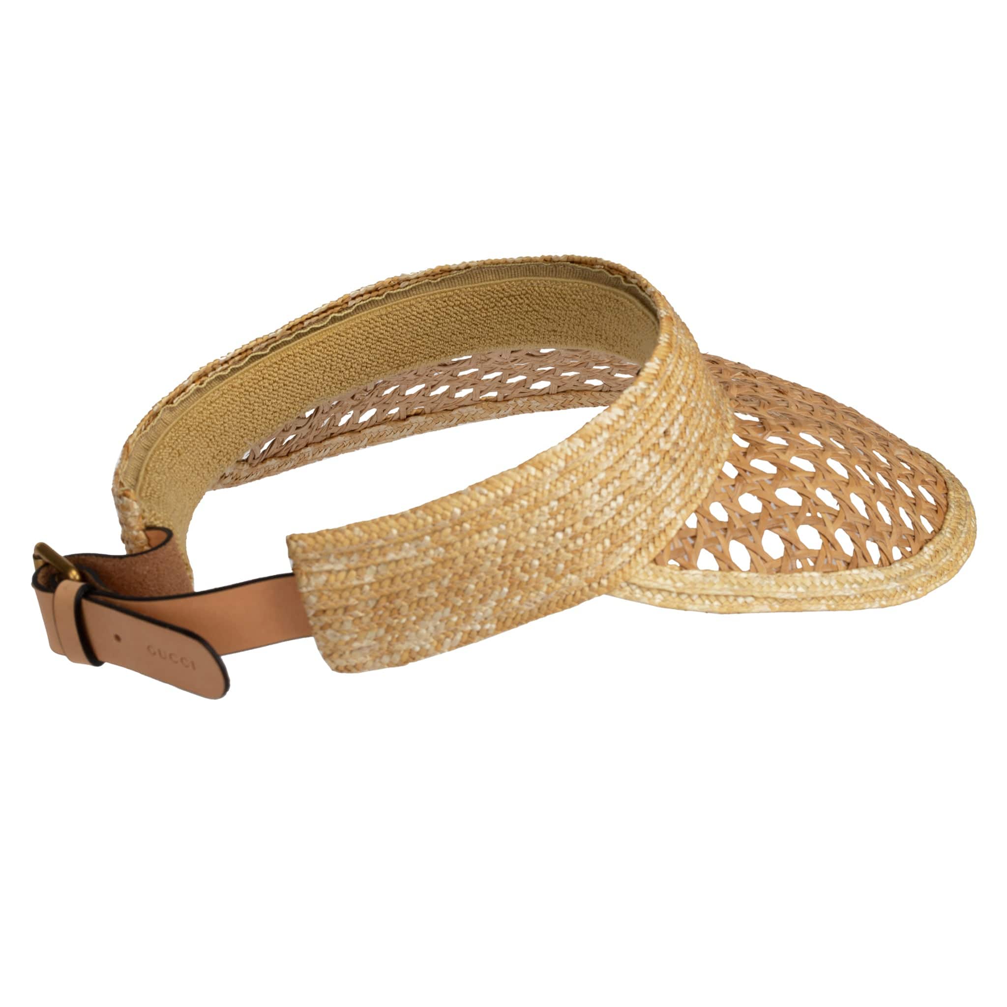 GUCCI RAFFIA SUMMER SUN VISOR - On Repeat