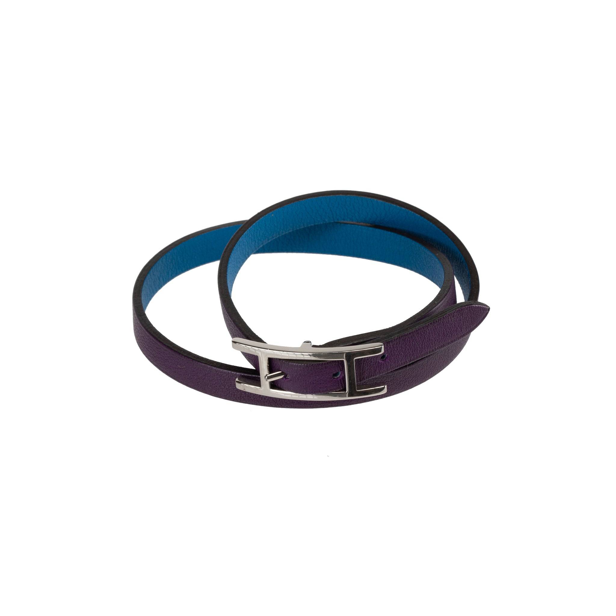 HERMES TWO TONE BEHAPI BRACELET PALLADIUM HARDWARE - On Repeat