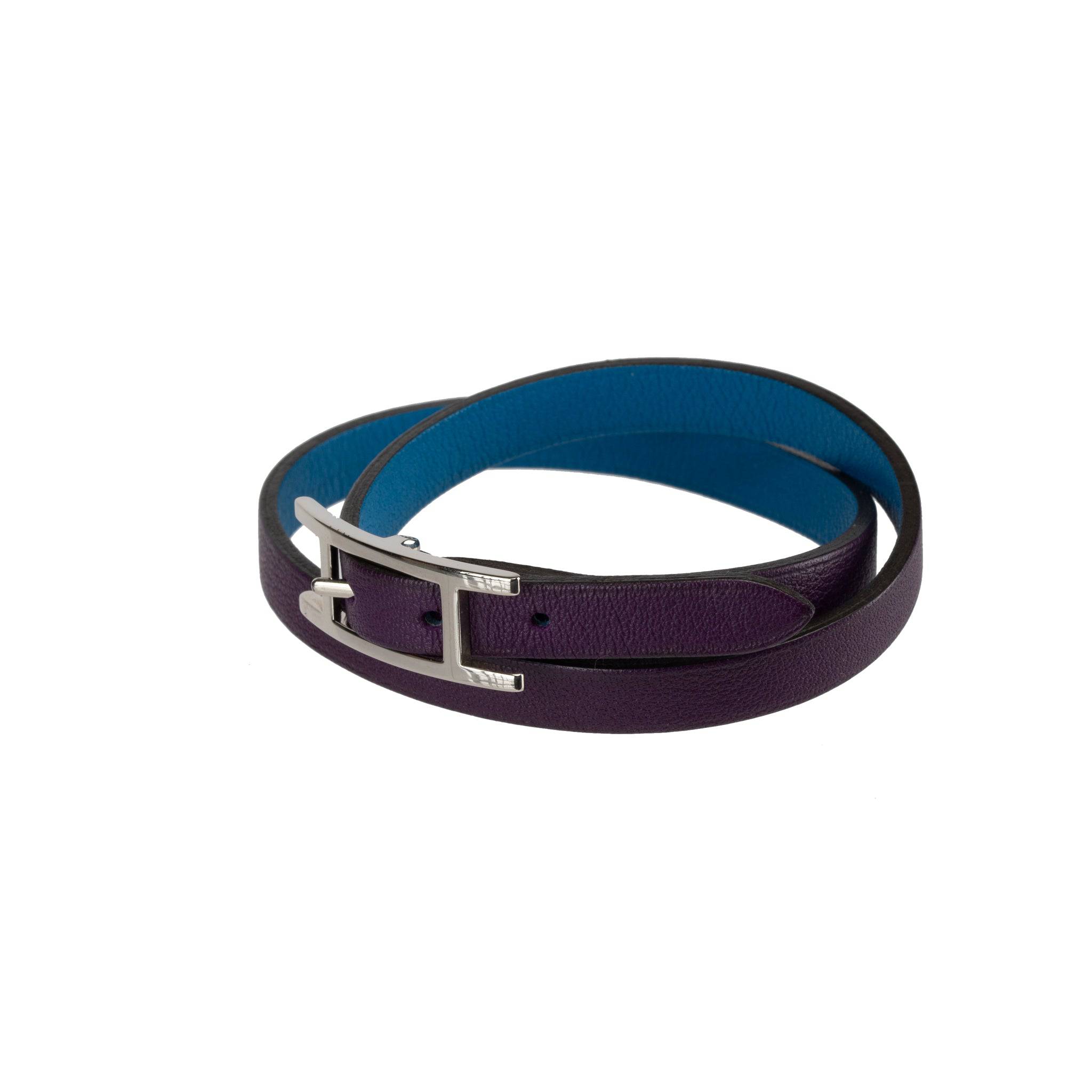 HERMES TWO TONE BEHAPI BRACELET PALLADIUM HARDWARE - On Repeat