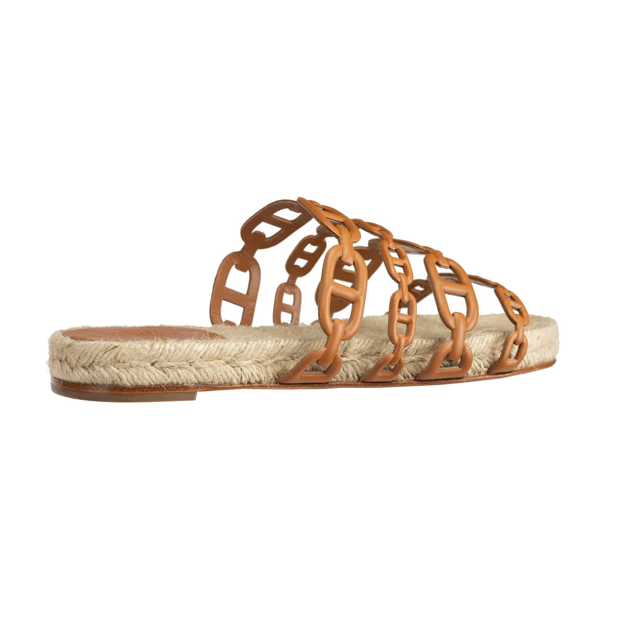 HERMES ANCONE ESPADRILLE NAPPA LEATHER GOLD - On Repeat