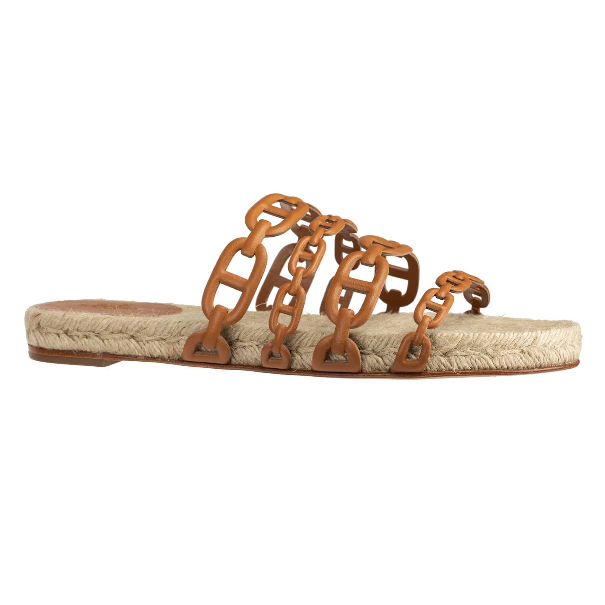 HERMES ANCONE ESPADRILLE NAPPA LEATHER GOLD - On Repeat